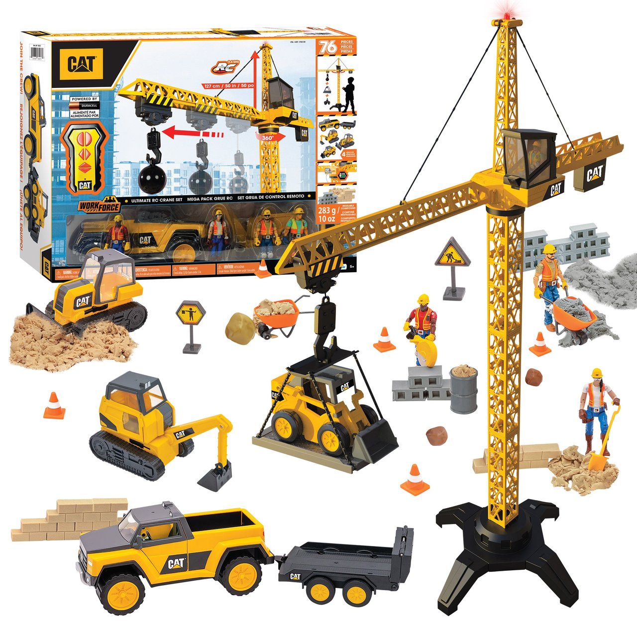 CAT Workforce Power Crane Playset RC - Image 1
