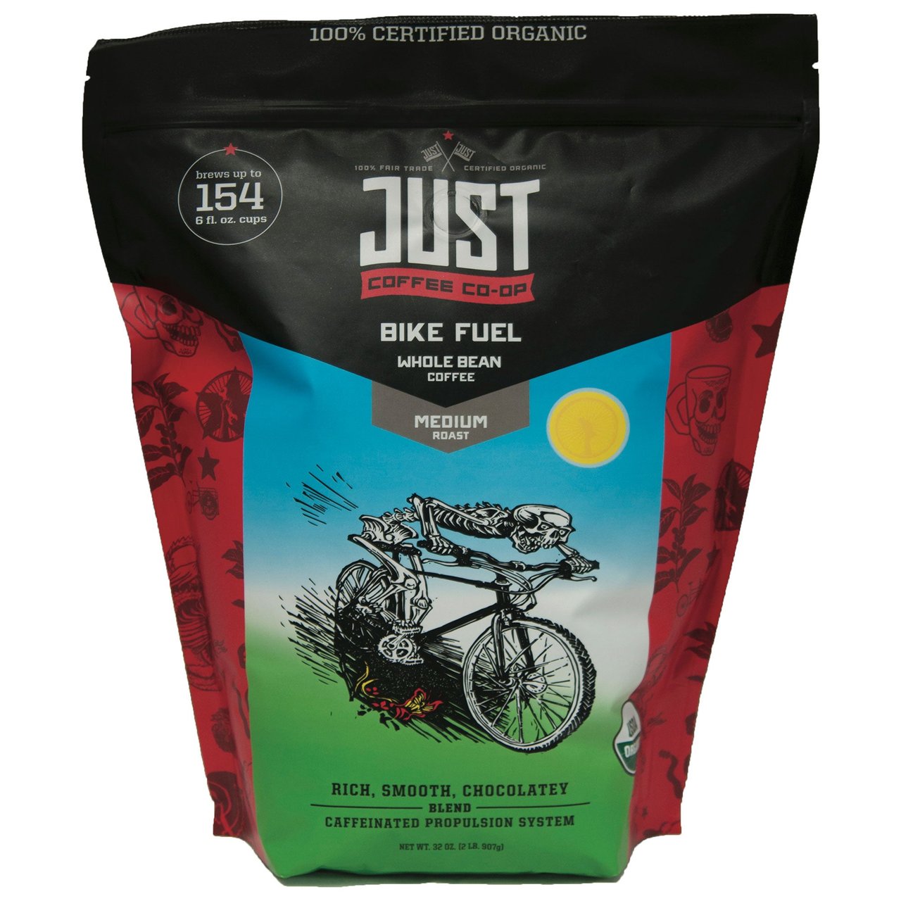 Just Coffee Organic Bike Fuel 2 Pound Bag - Image 1