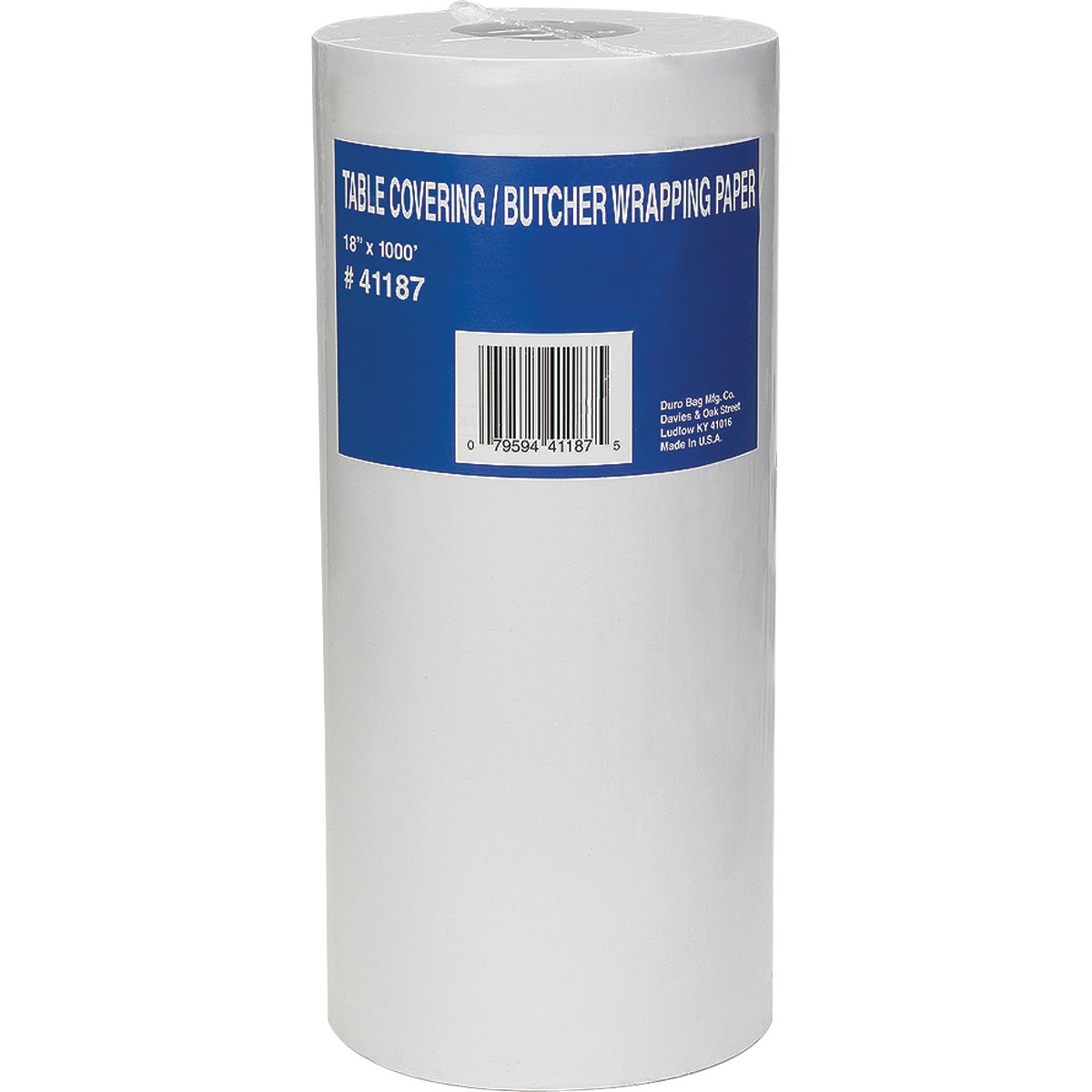 Duro 18" x 1000' White Butcher Paper Roll (Model 17703)