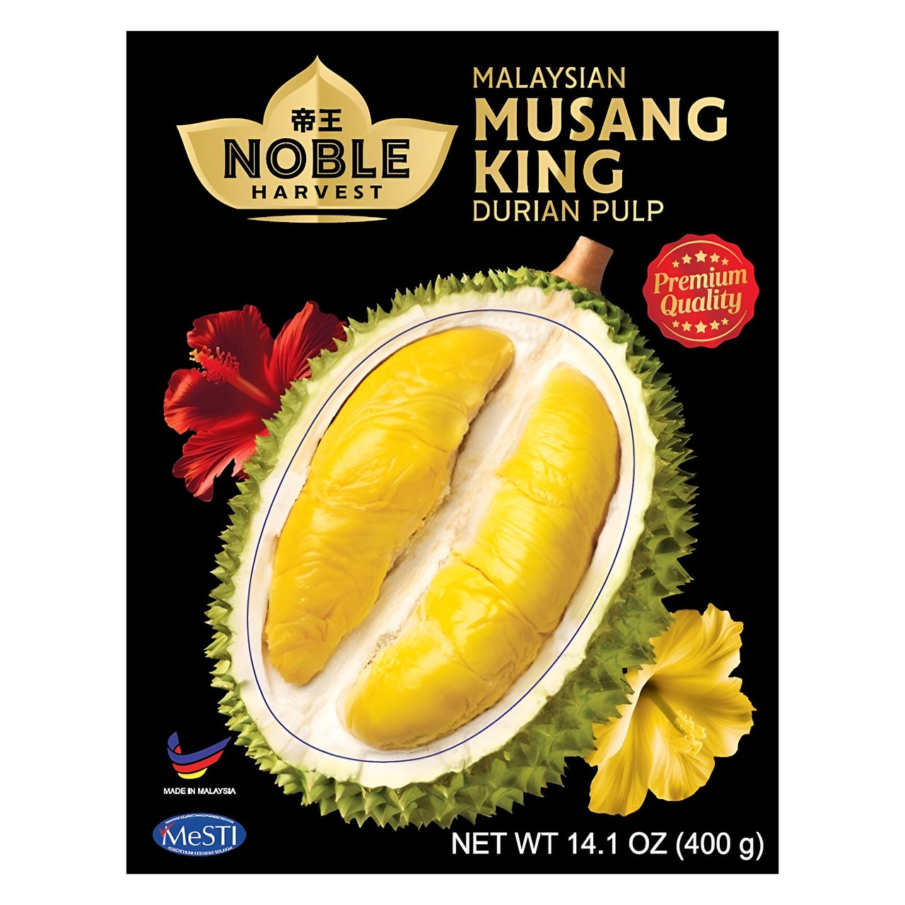 Noble Harvest Musang King Durian Pulp 14.1 oz - Image 1