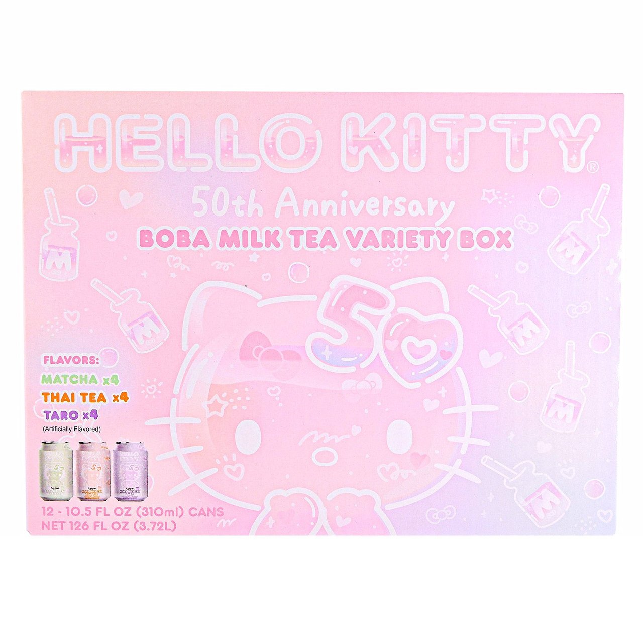 A-Sha Hello Kitty Boba Variety 12/10.5 oz - Image 1