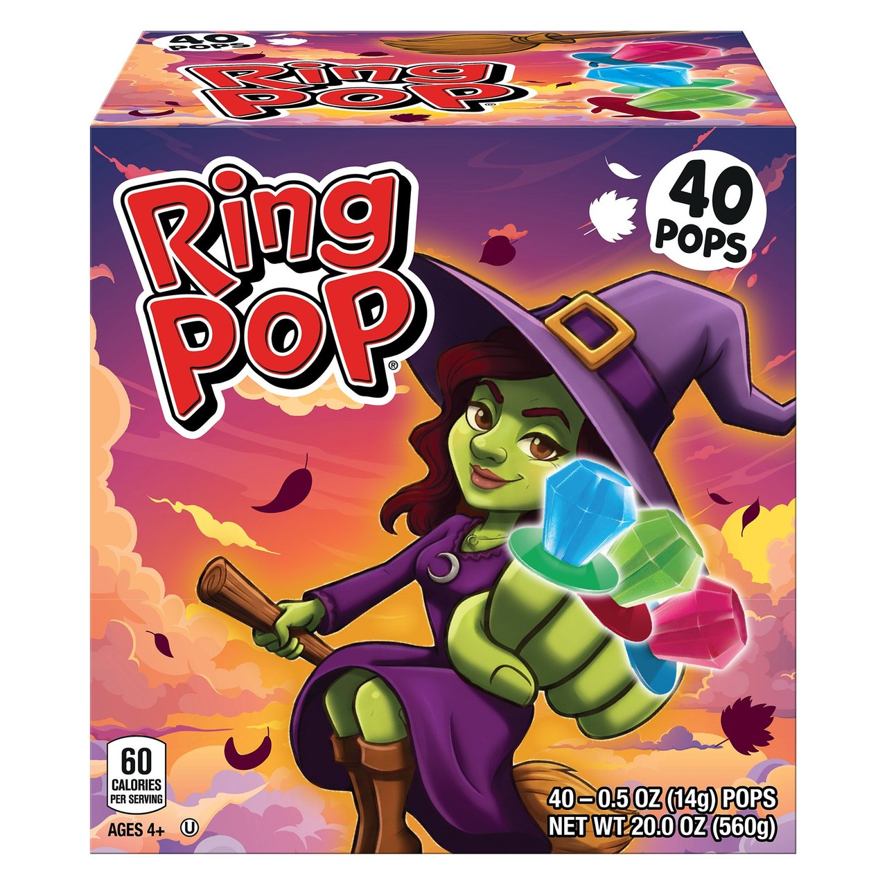Ring Pops 40 Count Variety Pack (1.25 lbs) - Image 1