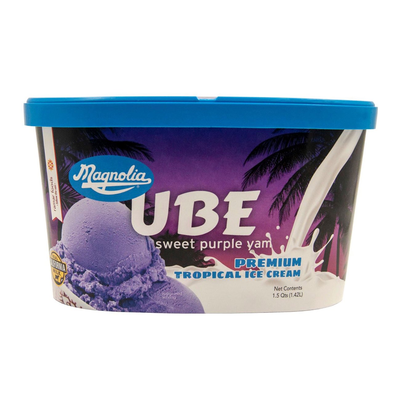 Magnolia Ube Premium Tropical Ice Cream 1.5 Qt - Image 1
