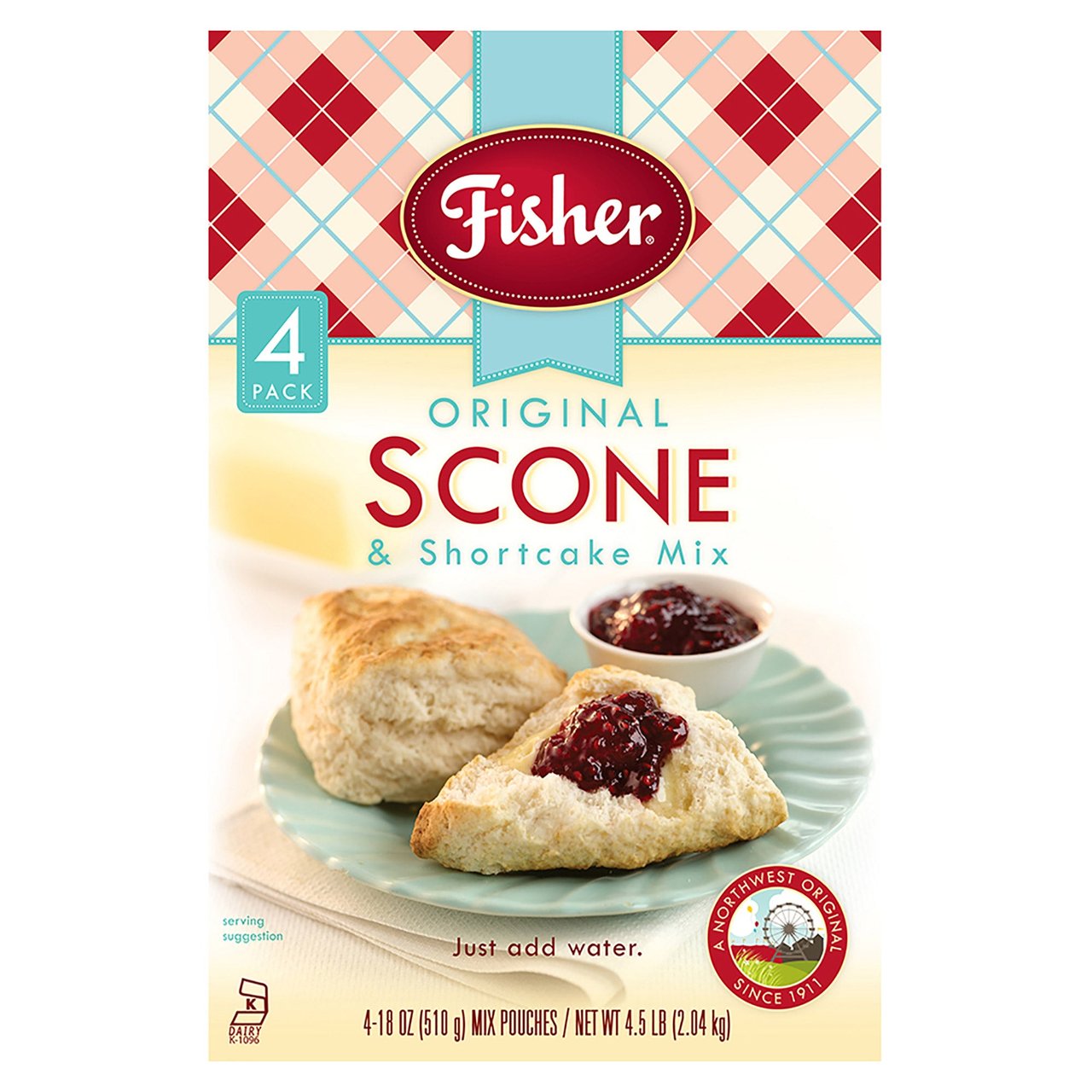 Fisher Original Fair Scone & Shortcake Mix, 4.5 lbs - Image 1