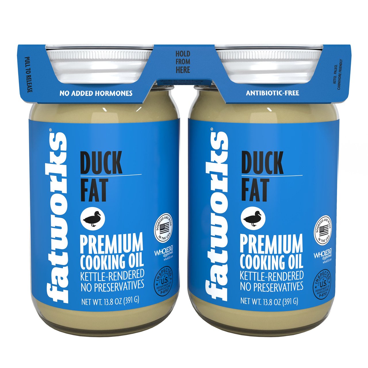Fatworks Duck Fat 2 Pack, 13.8 Ounce Each - Image 1
