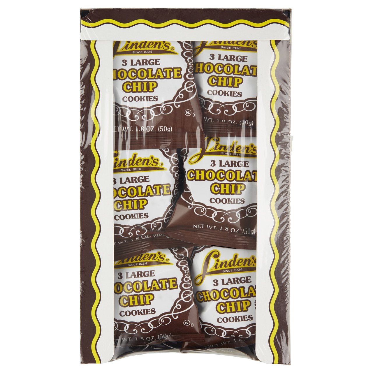 Linden's Chocolate Chip Cookies 18 CT (2.025 lbs) - Image 1