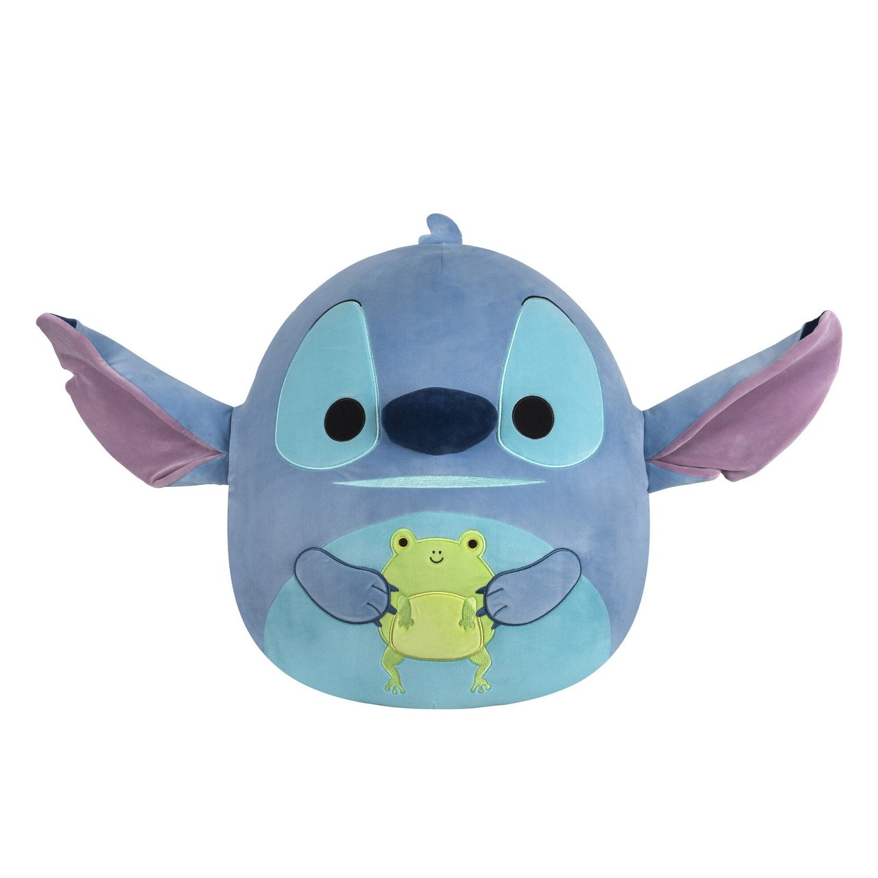 20" Squishmallows Disney Stitch Holding Frog Plush - Image 1