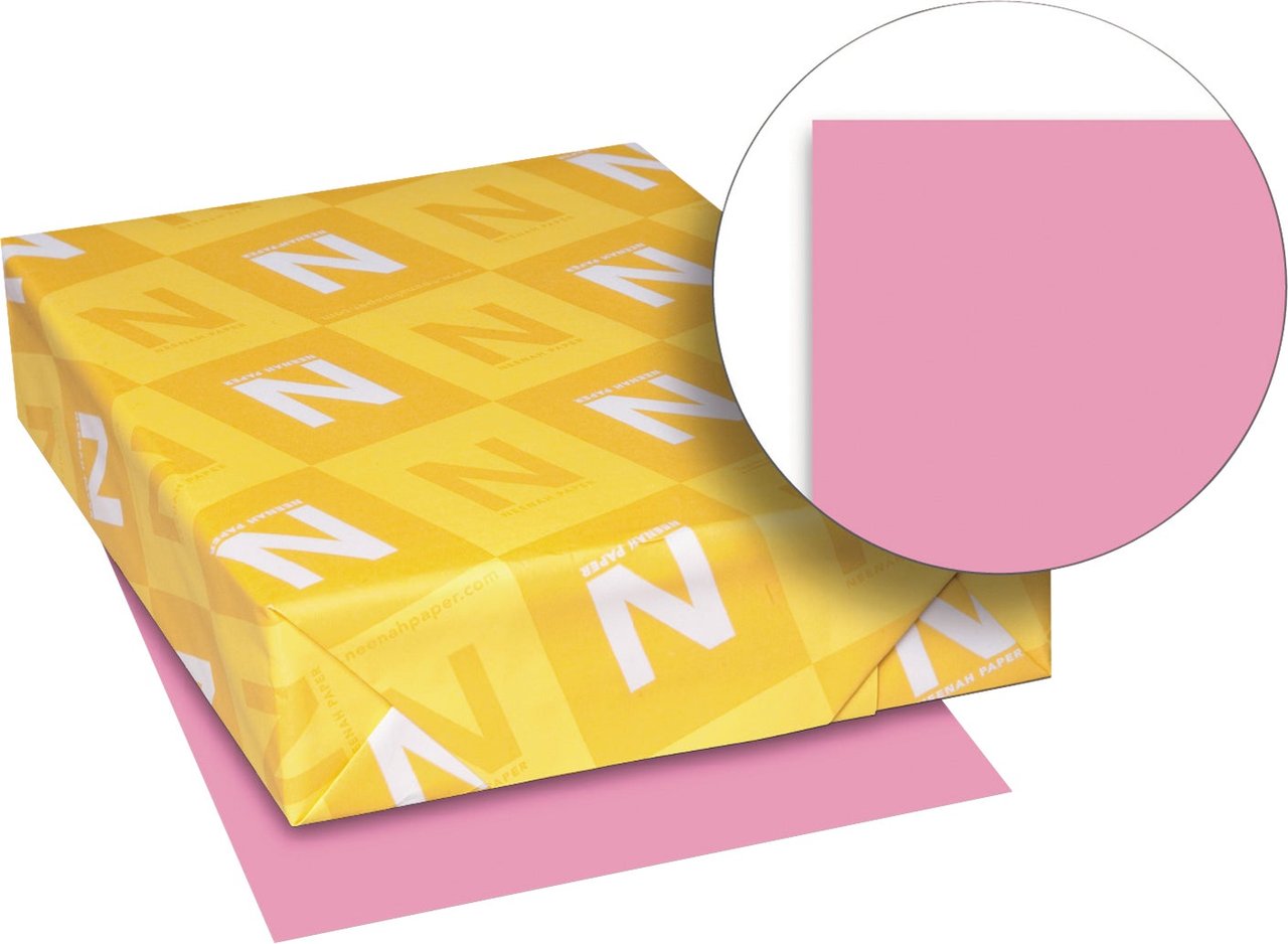 Astrobrights Pulsar Pink Colored Paper, 500 Sheets, 24 lb / 60#, 8.5" x 11"