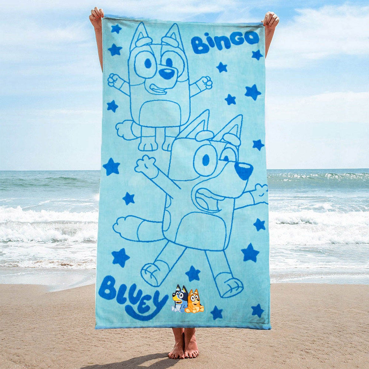 Licensed Character Beach Towel 34" x 63" - Image 1