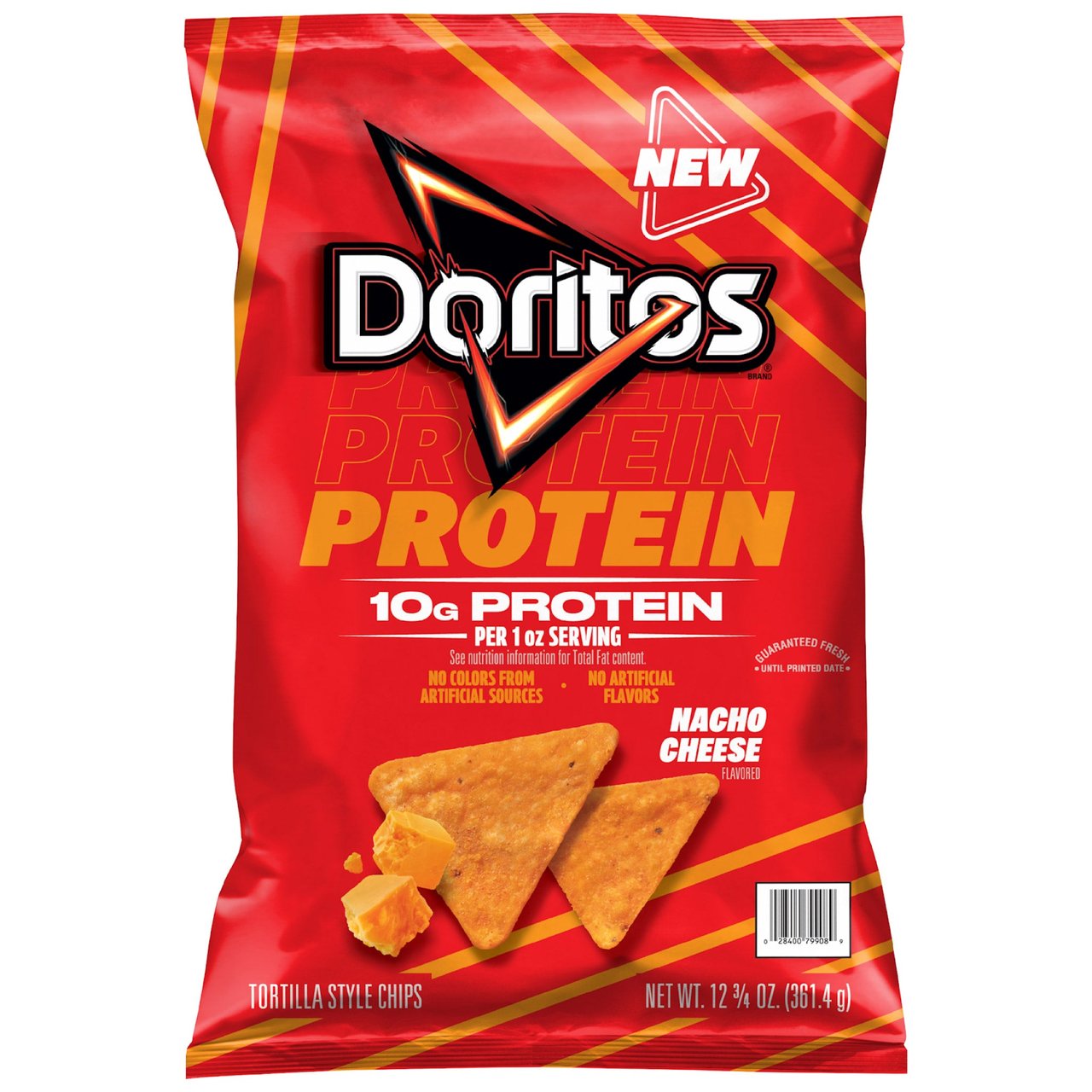 Doritos Protein Nacho Cheese Tortilla Style Chips - Image 1