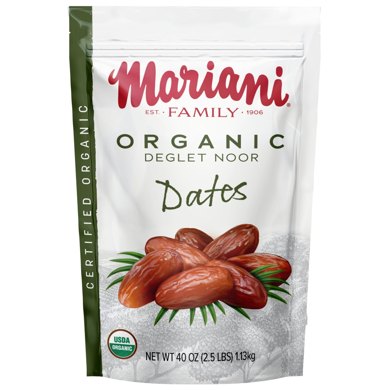 Mariani Organic Deglet Noor Dates 40 oz (2.5 lbs) - Image 1