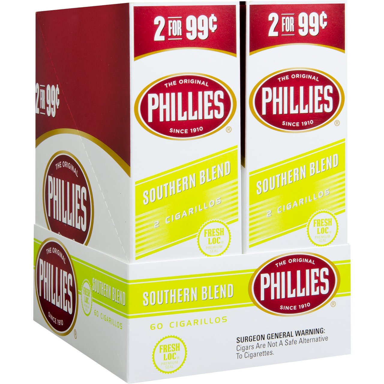 Phillies White Grape Cigarillo 30/2 Packs - 2 for $0.99 - Image 1