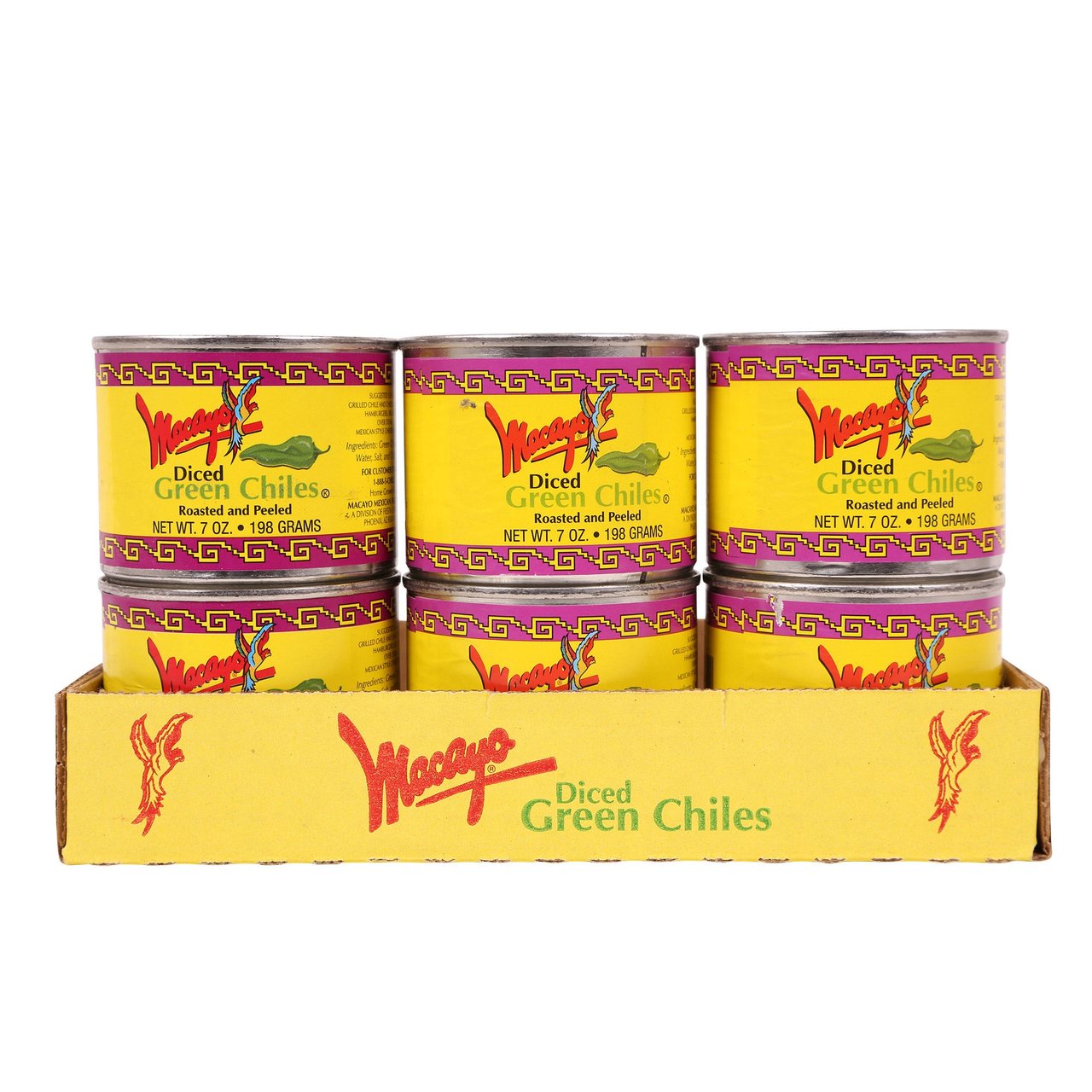 Macayo's Diced Green Chiles, 6-Pack (7 oz Each) - Image 1