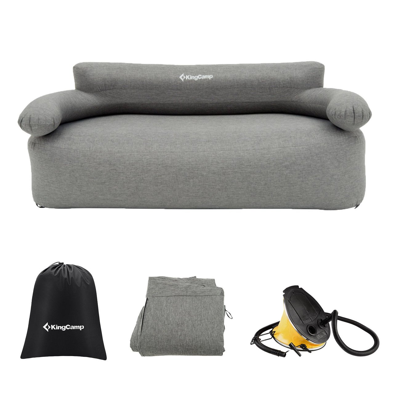 KingCamp 2-Person Inflatable Sofa with Pump & Accessories Set - Image 1