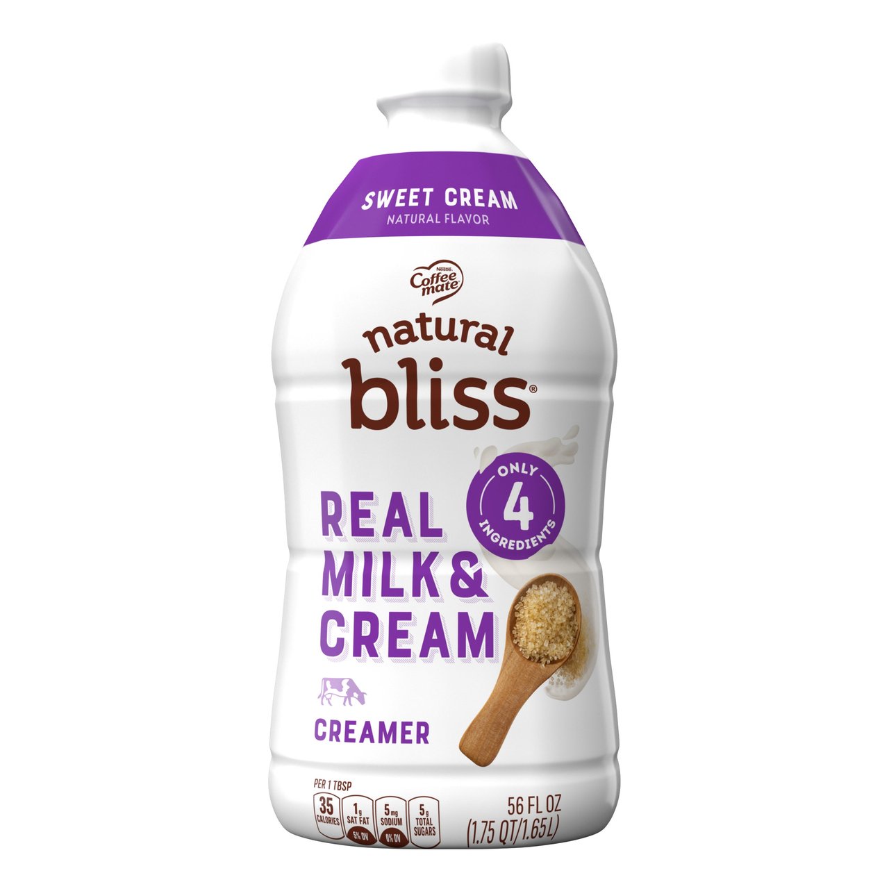 Coffee Mate Natural Bliss Sweet Cream Creamer 56 FL OZ - Image 1