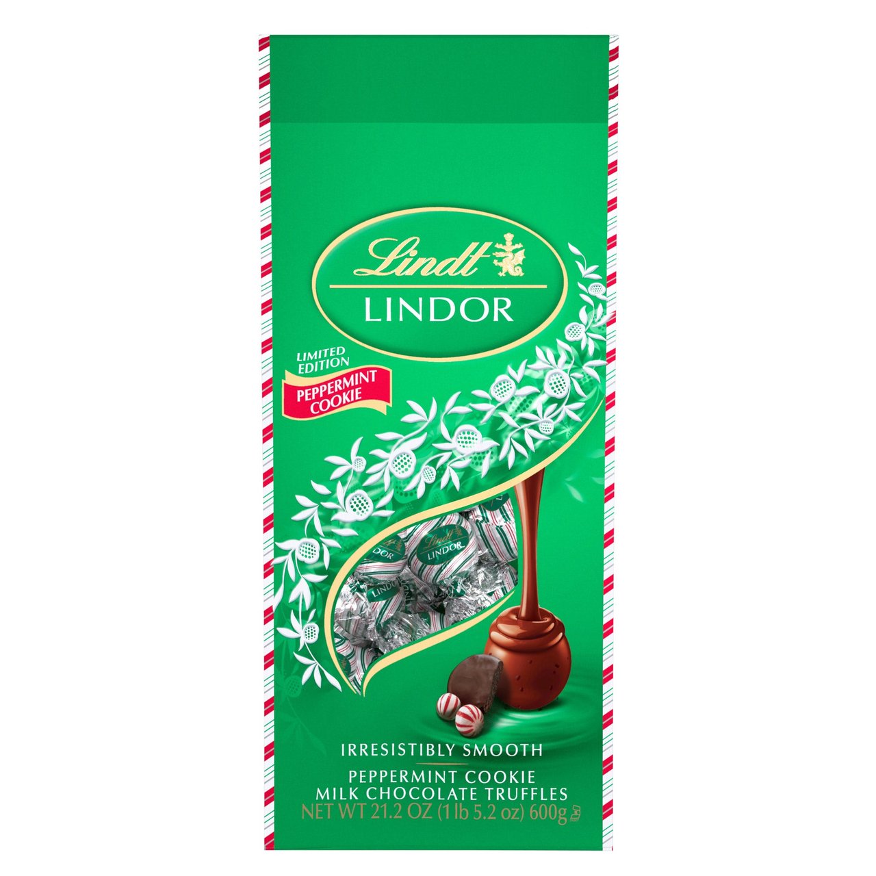 Lindt LINDOR Peppermint Cookie Truffles, 21.2 oz - Image 1