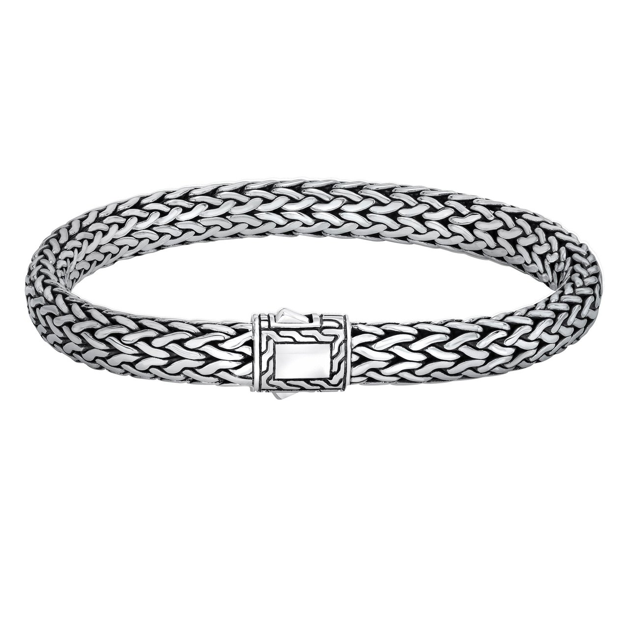 John Hardy Sterling Silver Classic Woven Bracelet - Image 1