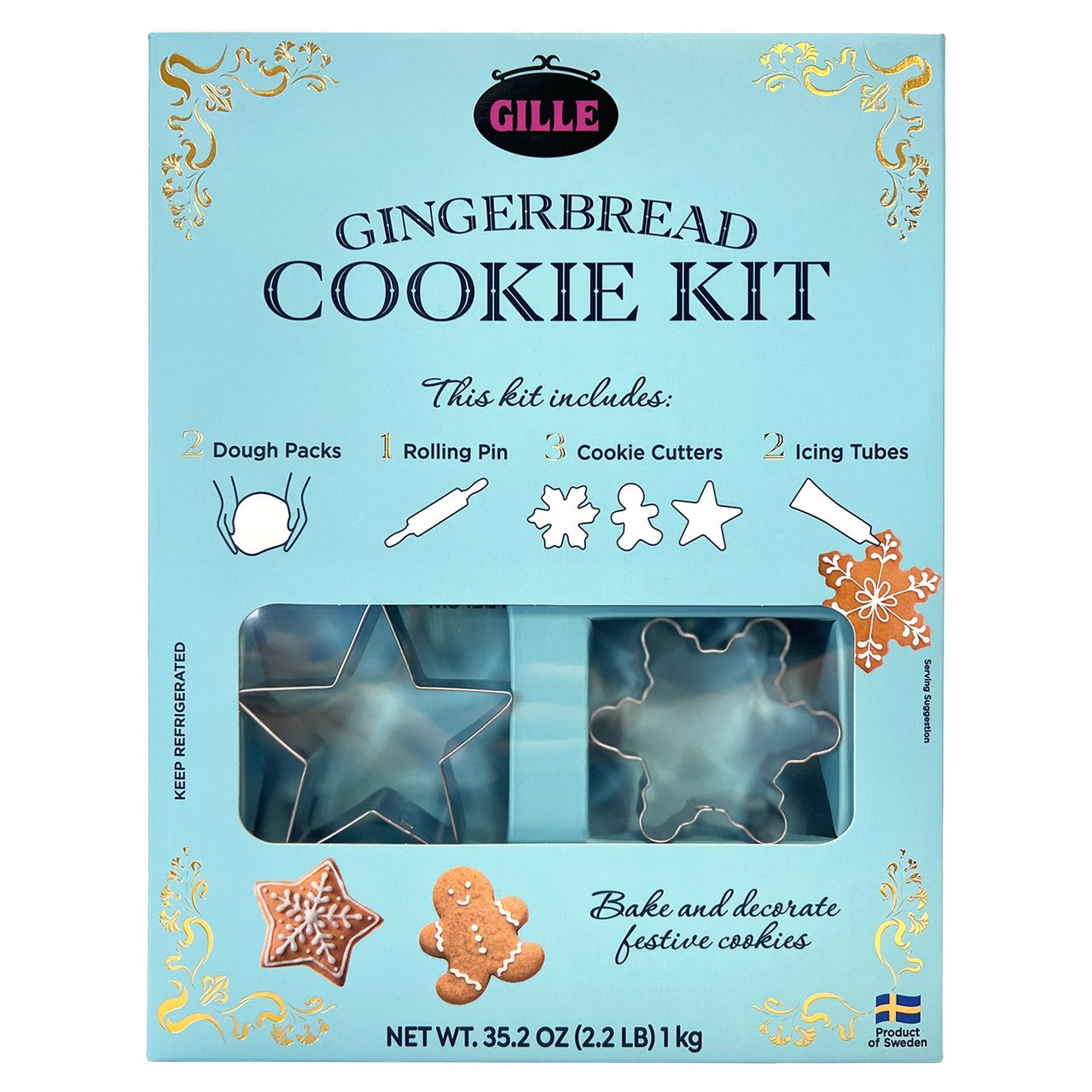 Gille Gingerbread Cookie Kit 35.2 Ounces - Image 1
