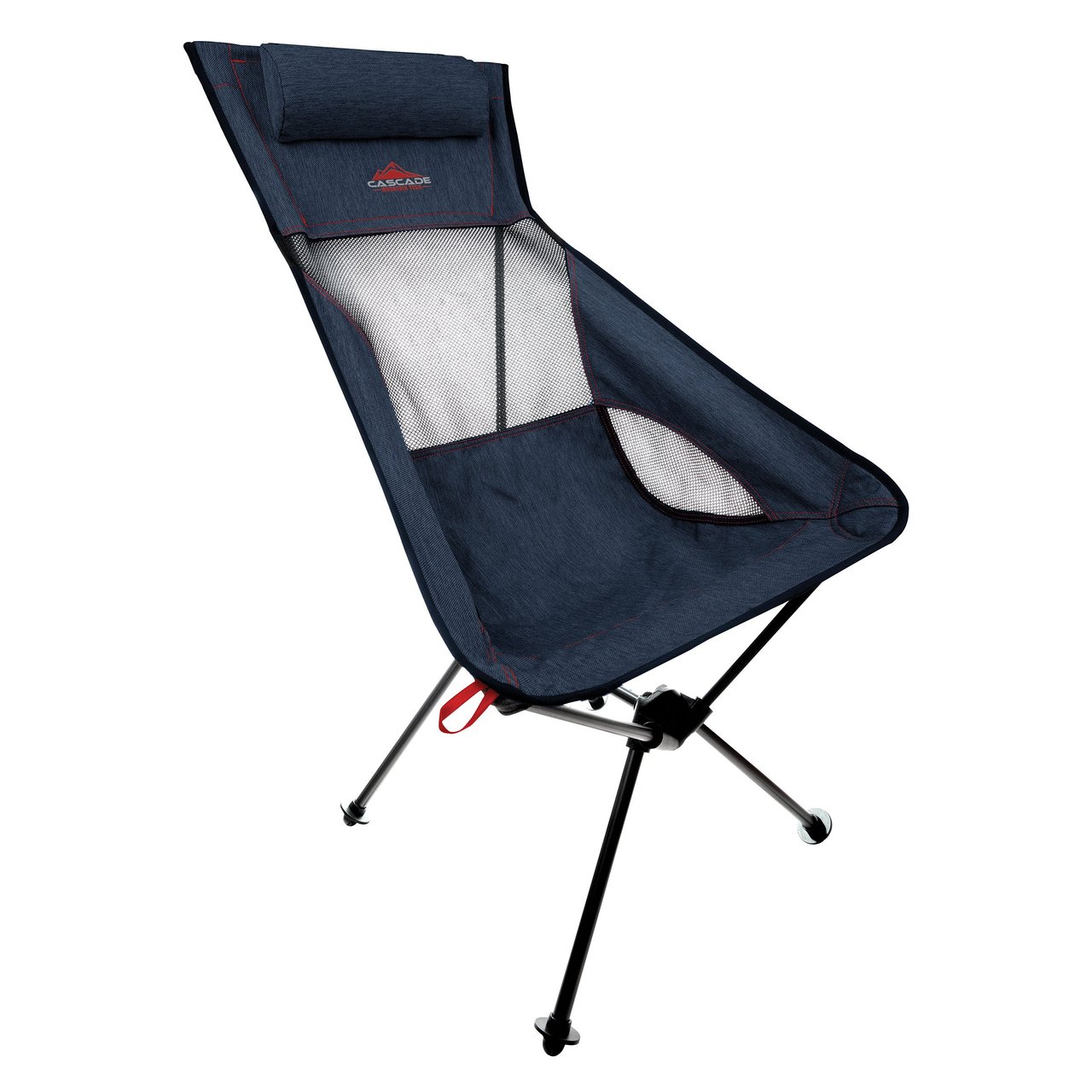Cascade Mountain Tech Ultralight Packable Highback Chair with Armrest - Image 1