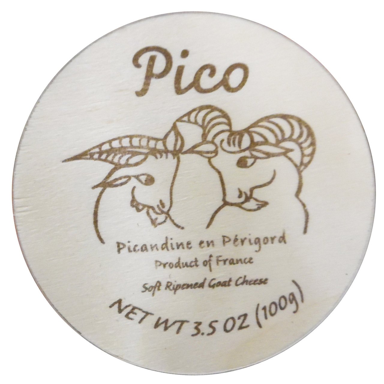 Pico Picandine en Périgord Soft-Ripened Goat Cheese, 3.5 Ounces - Image 1