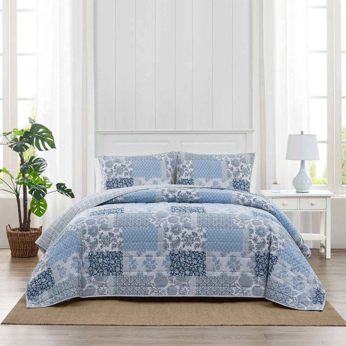 Caro Home Quilt Set 3PC King - Image 1