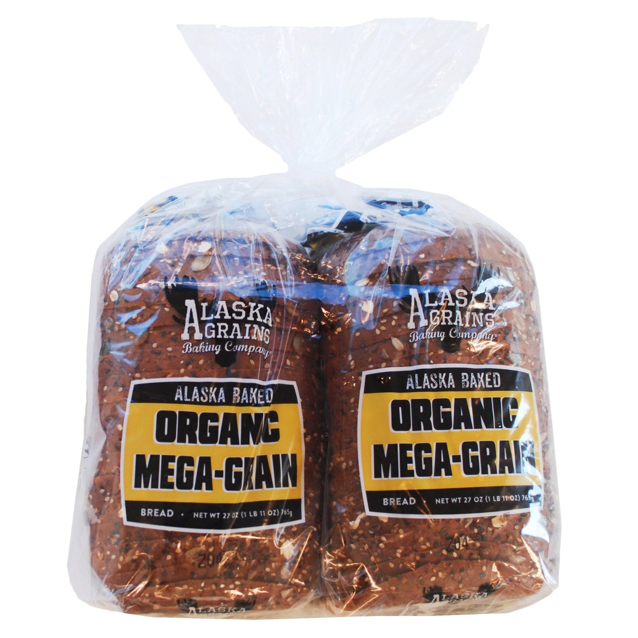 Alaska Grains Organic Mega Grain Bread 2/27 oz - Image 1