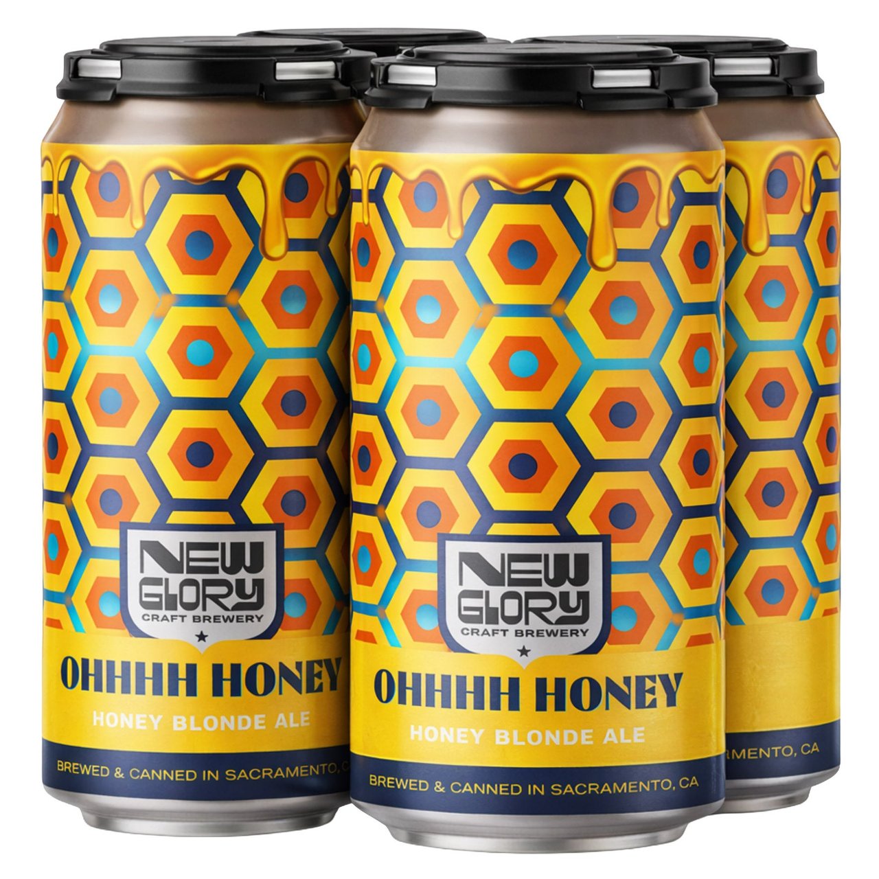 New Glory Brewing Ohhhh Honey Blonde Ale Sacramento 4/16oz