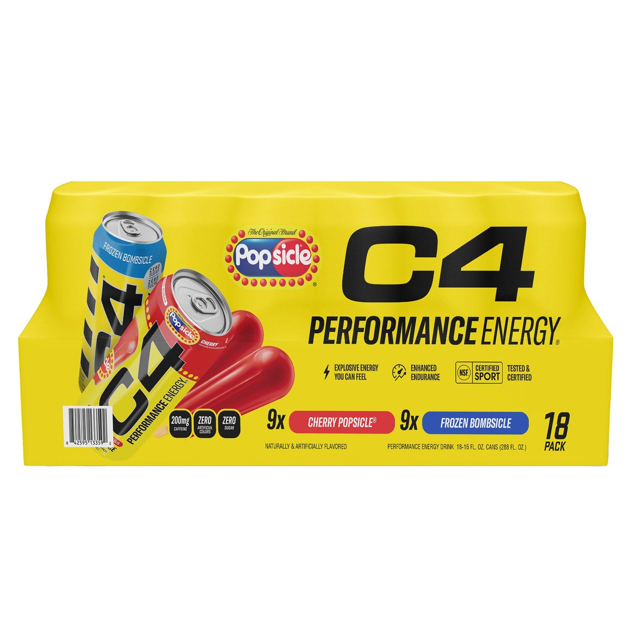 C4 Smart Energy Variety 18 Count, 16 Ounce Each - Image 1