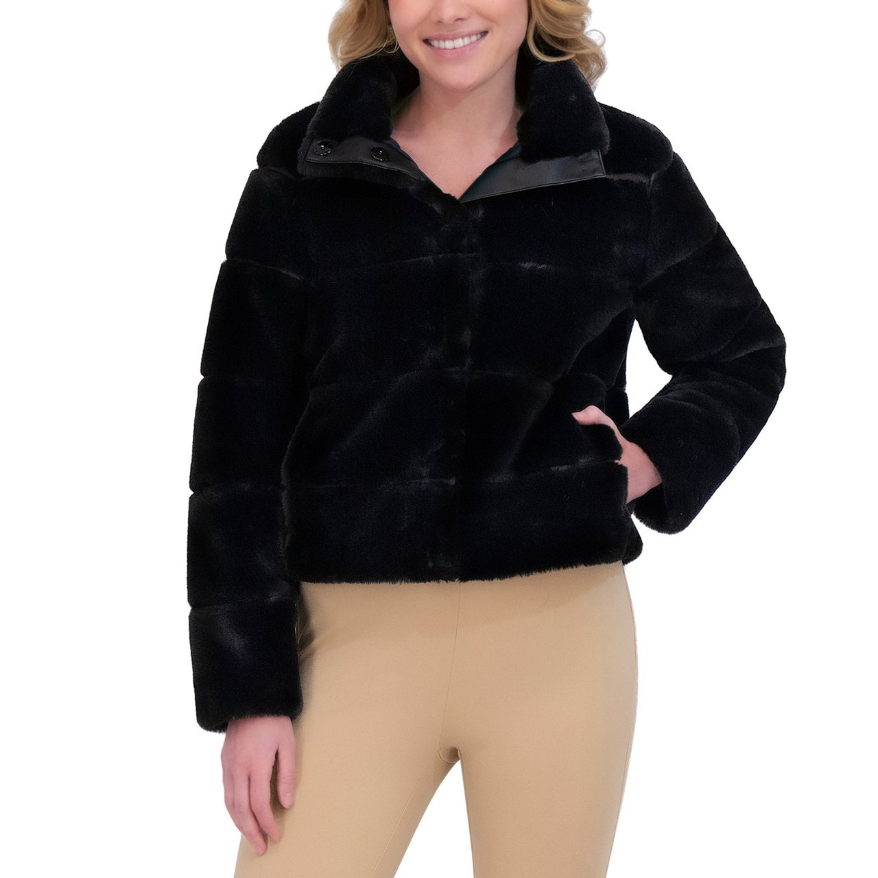 Karl Lagerfeld Women's Faux Fur Jacket - Image 1