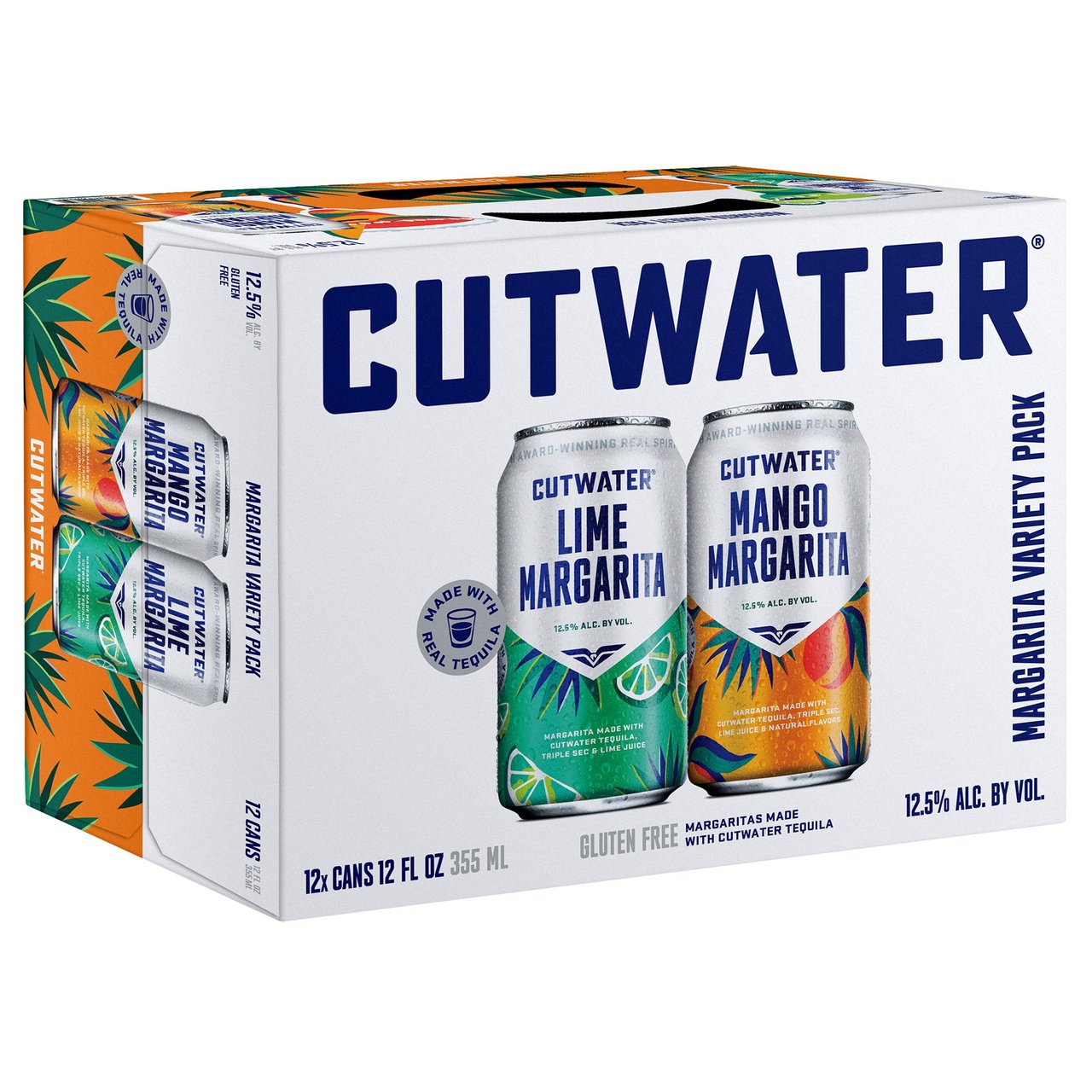 Cutwater Spirits Margarita Variety Pack, San Diego — 12/12oz Cans