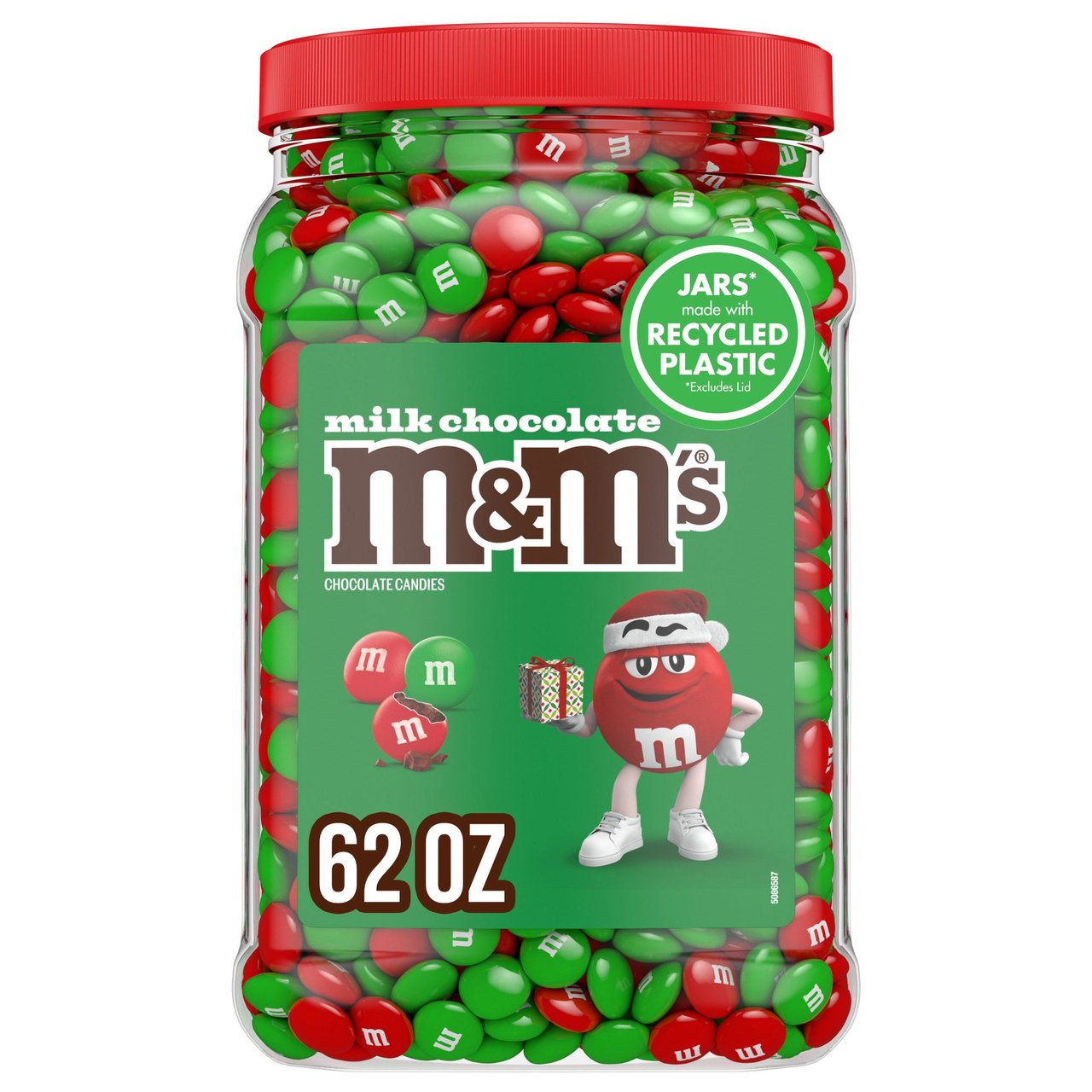 M&M's Red and Green 62 oz - Image 1