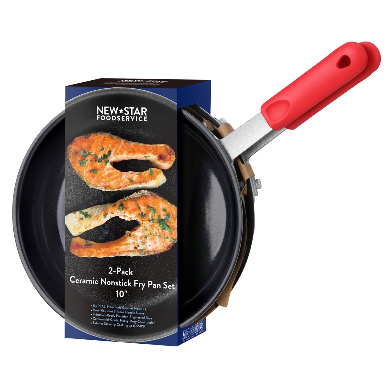 New Star Professional Ceramic 10" Fry Pans (2-Pack) - Image 1