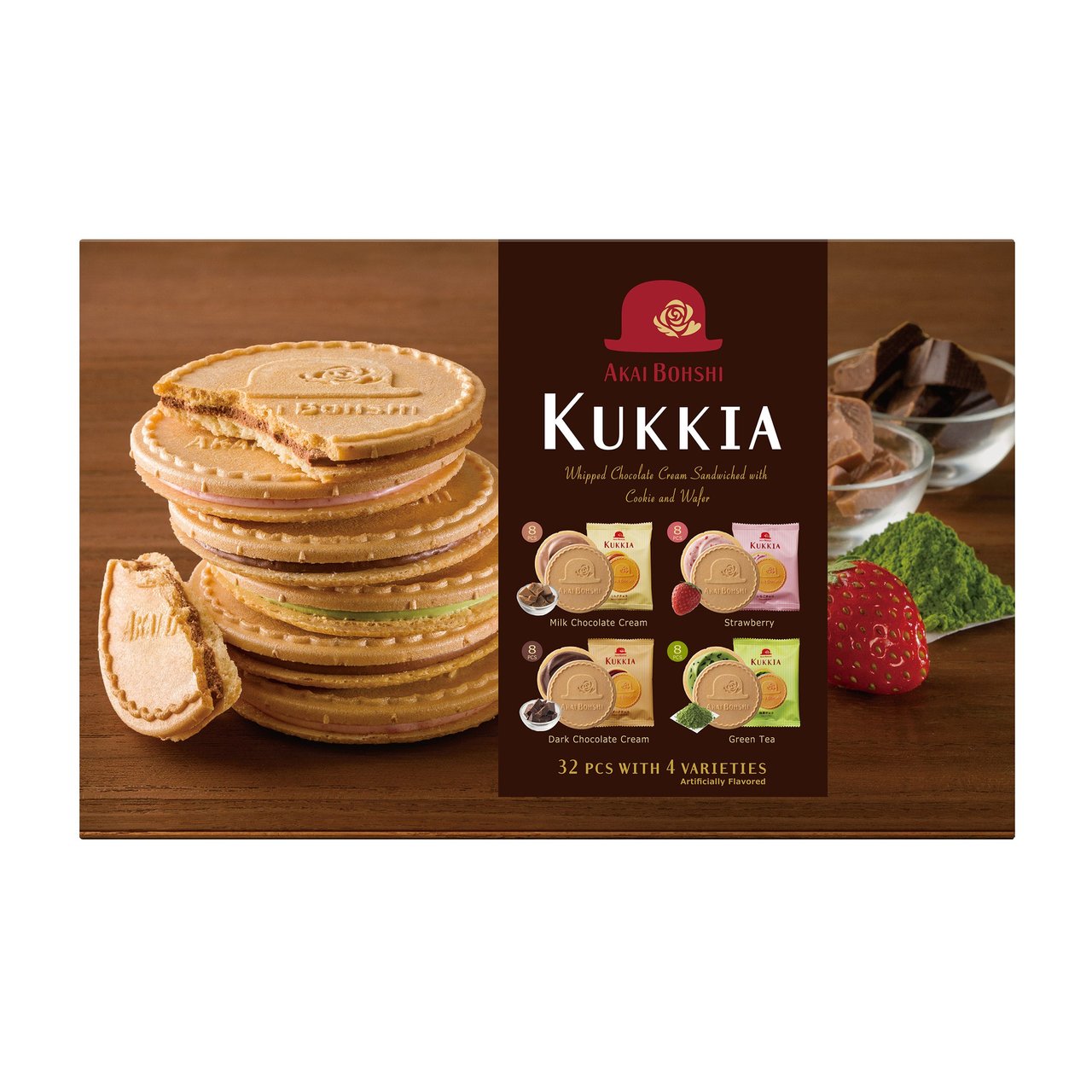 Akai Bohshi Kukkia Cookie Variety 8.8oz (0.55 lbs) - Image 1