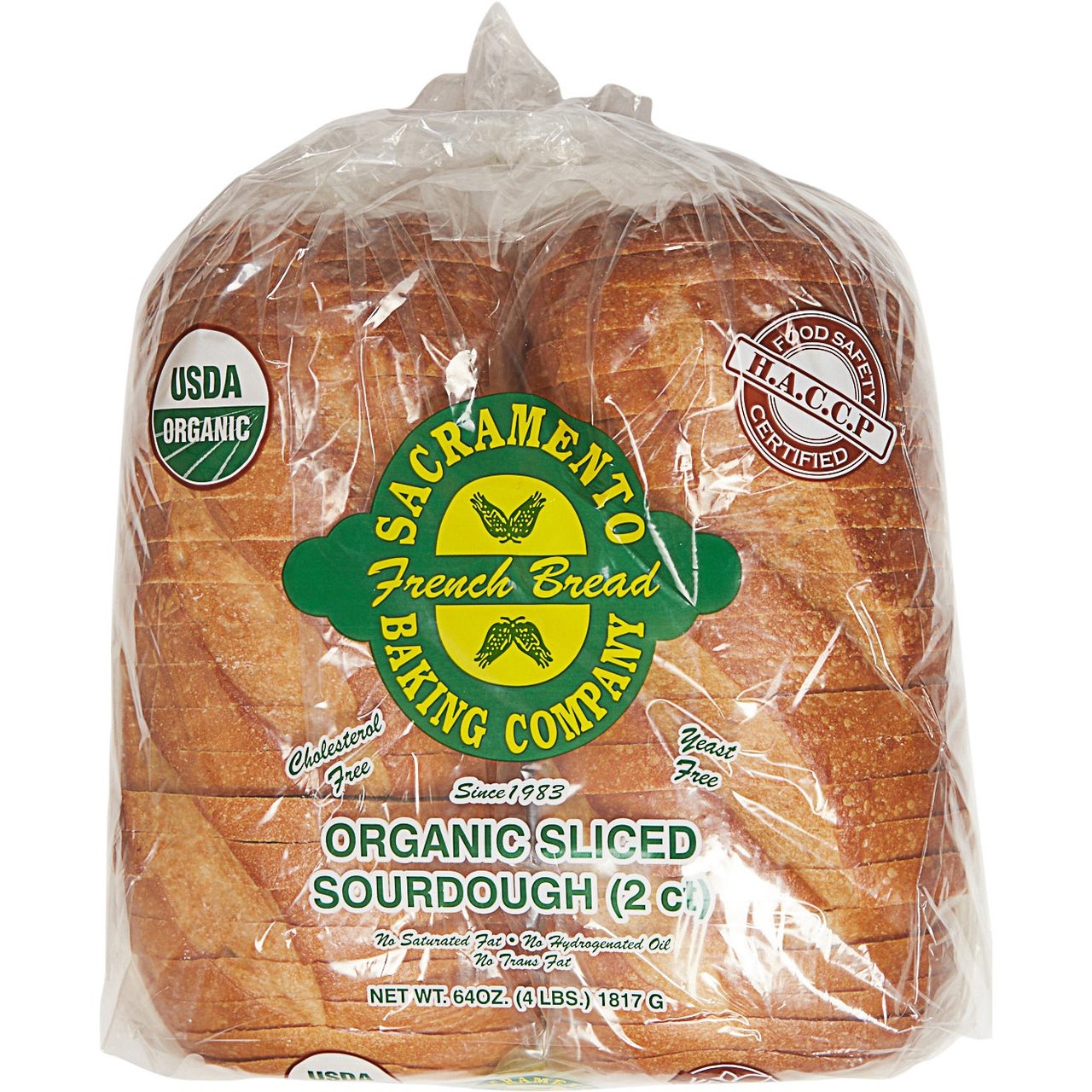 Organic Sacramento Sliced Sourdough 2 Pack 32 Ounces Each - Image 1