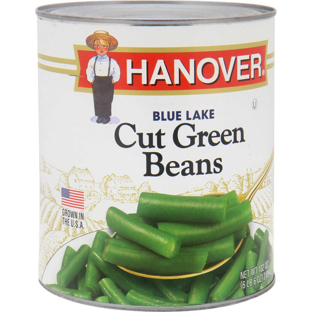 Hanover Blue Lake Cut Green Beans 102 oz (6.375 lbs)