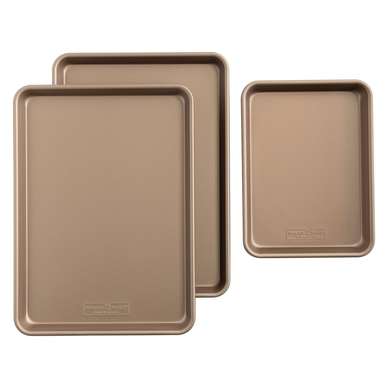 Nordic Ware Naturals 3-Piece Baking Sheet Set - Image 1