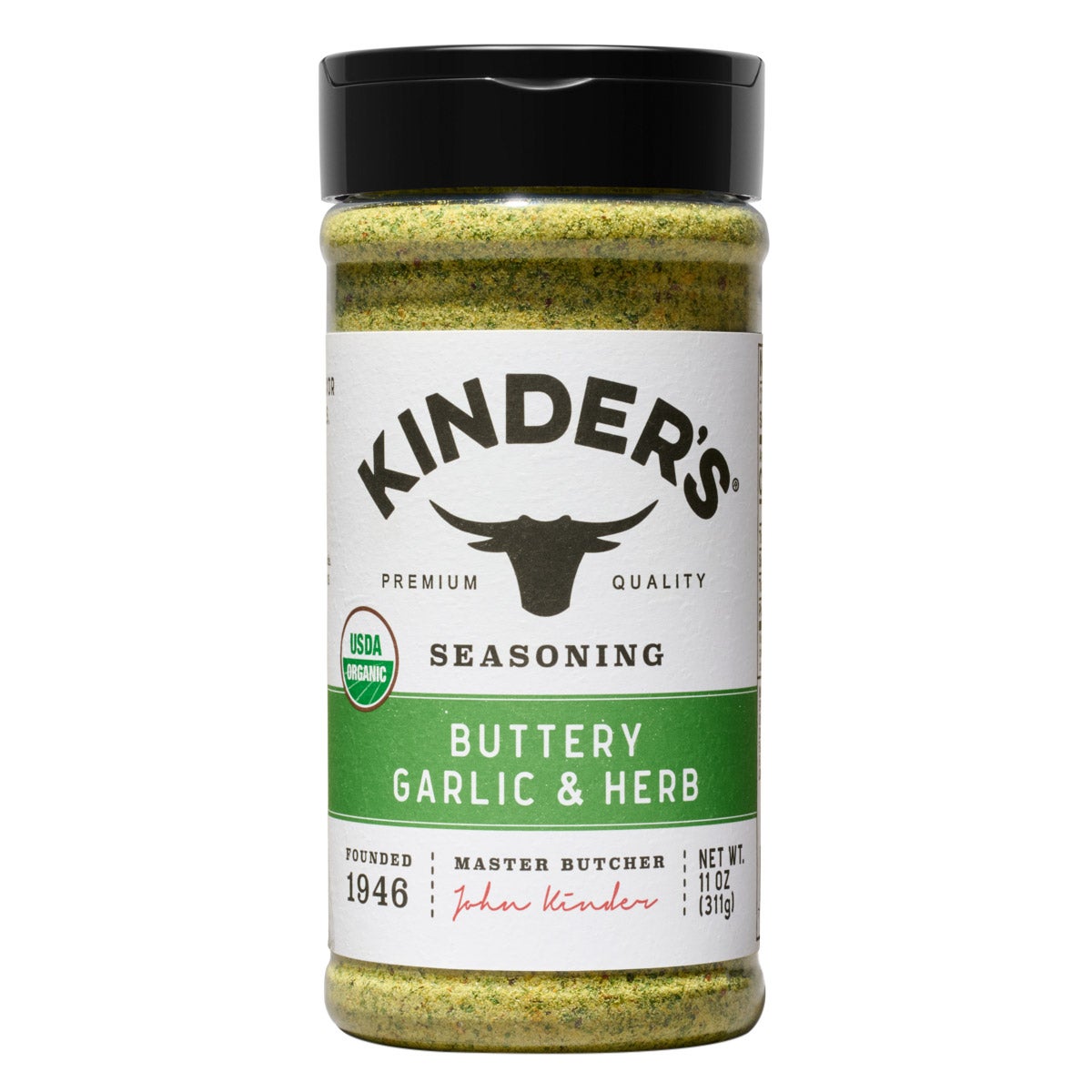 Kinder's Organic Buttery Garlic & Herb 11 oz (0.68 lbs) - Image 1