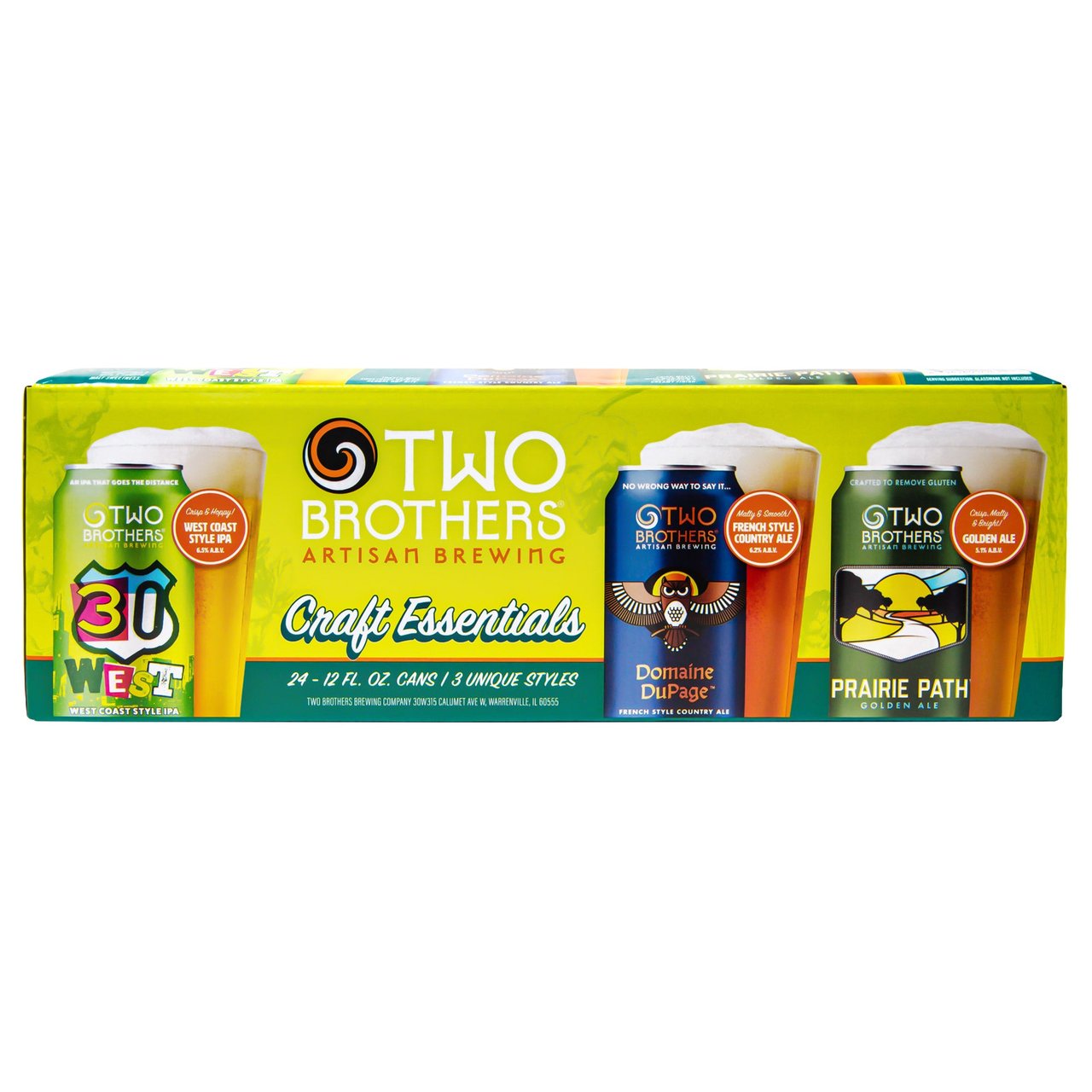 Two Brothers Craft Essentials Variety Pack, 24/12 oz. Cans - Image 1
