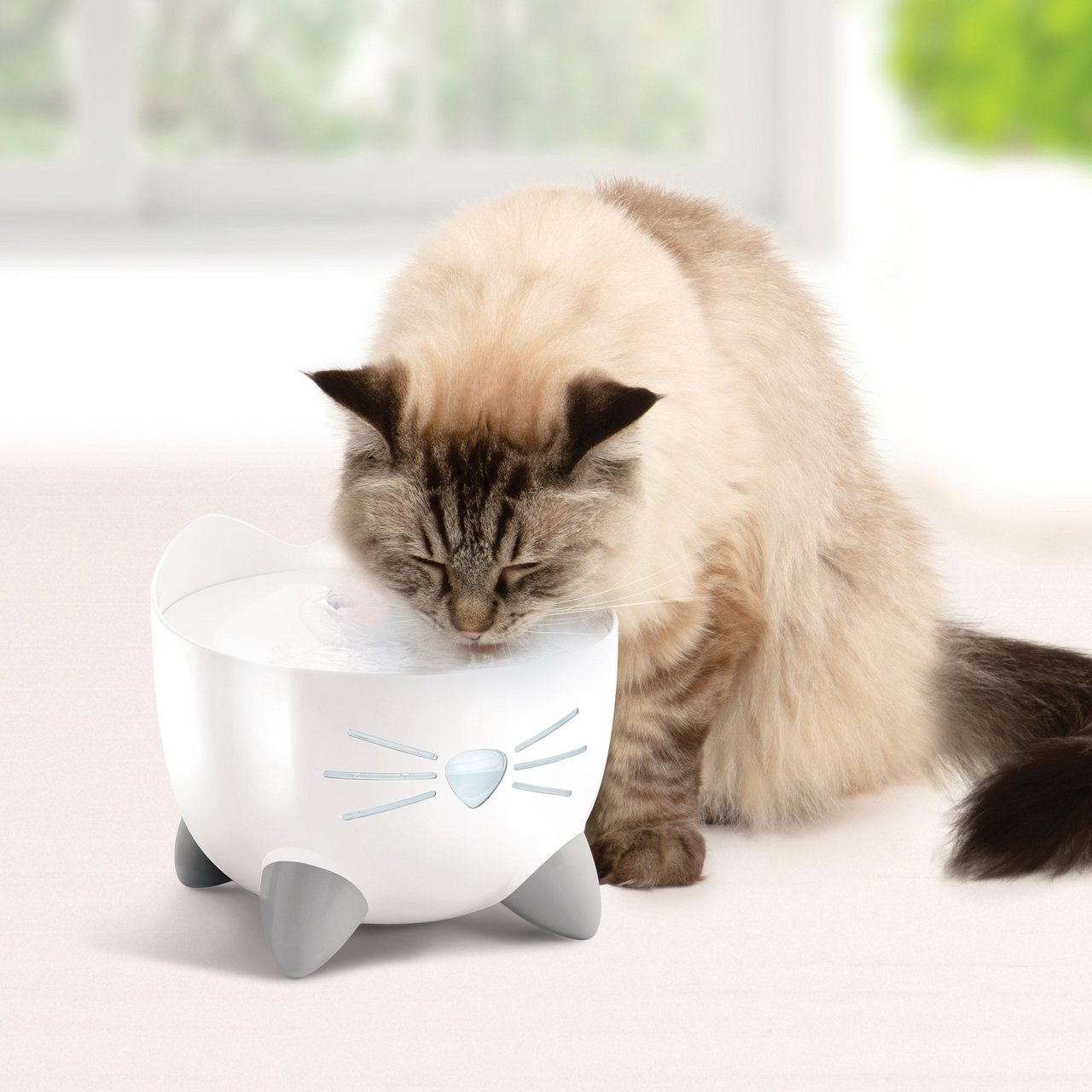 CATIT PIXI CAT WATER FOUNTAIN KIT WHITE - Image 1