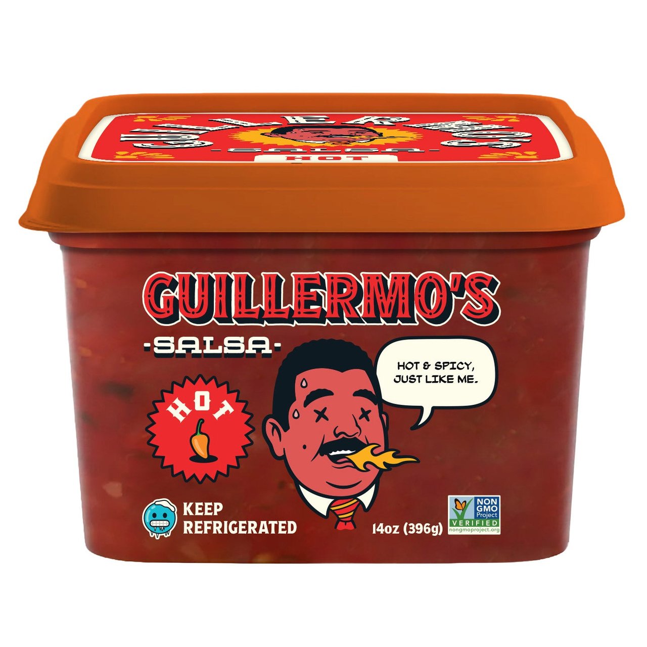 Guillermo's Spicy Salsa, 26 oz - Image 1