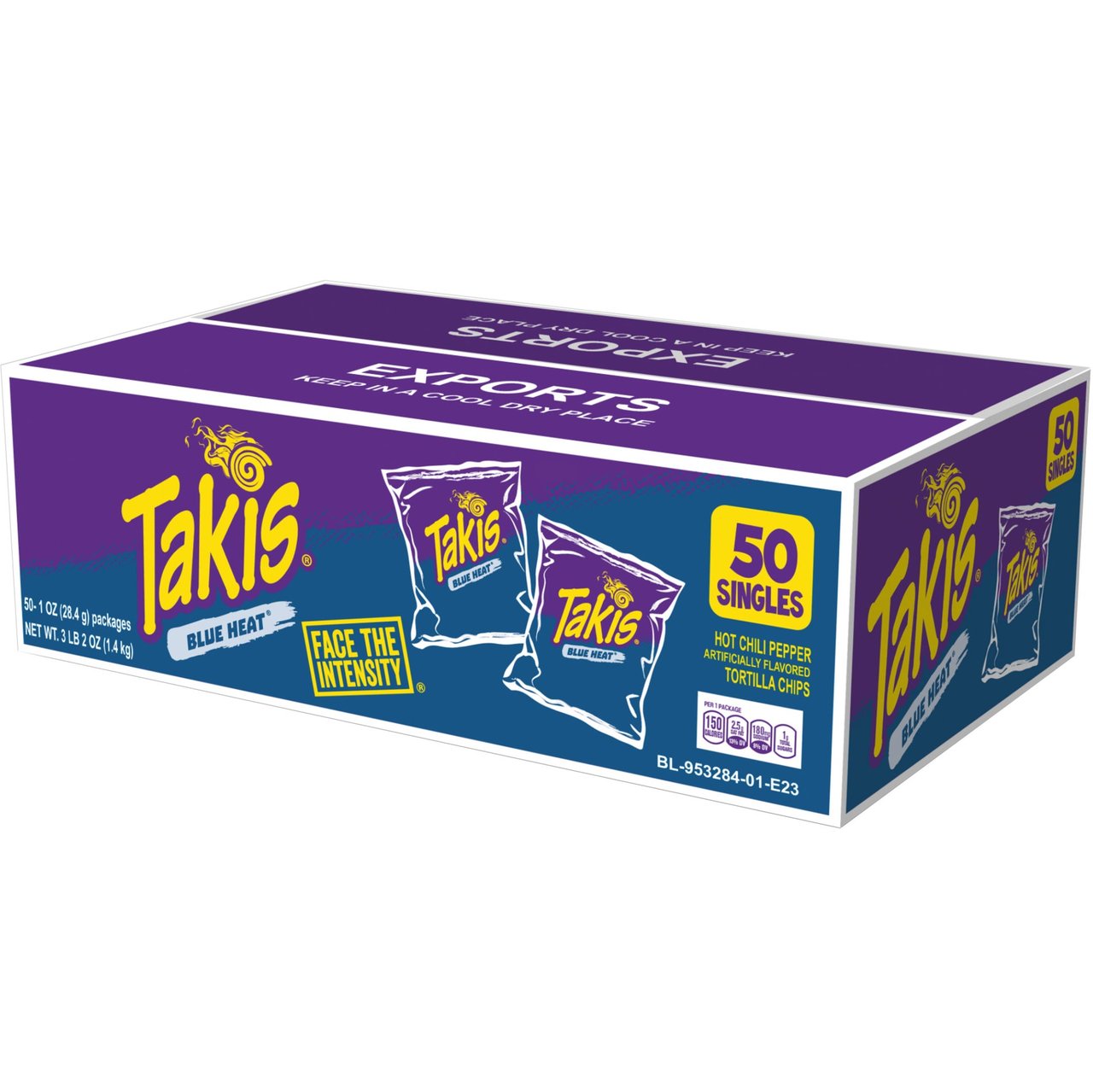 Takis Blue Heat 50/1 oz - Image 1