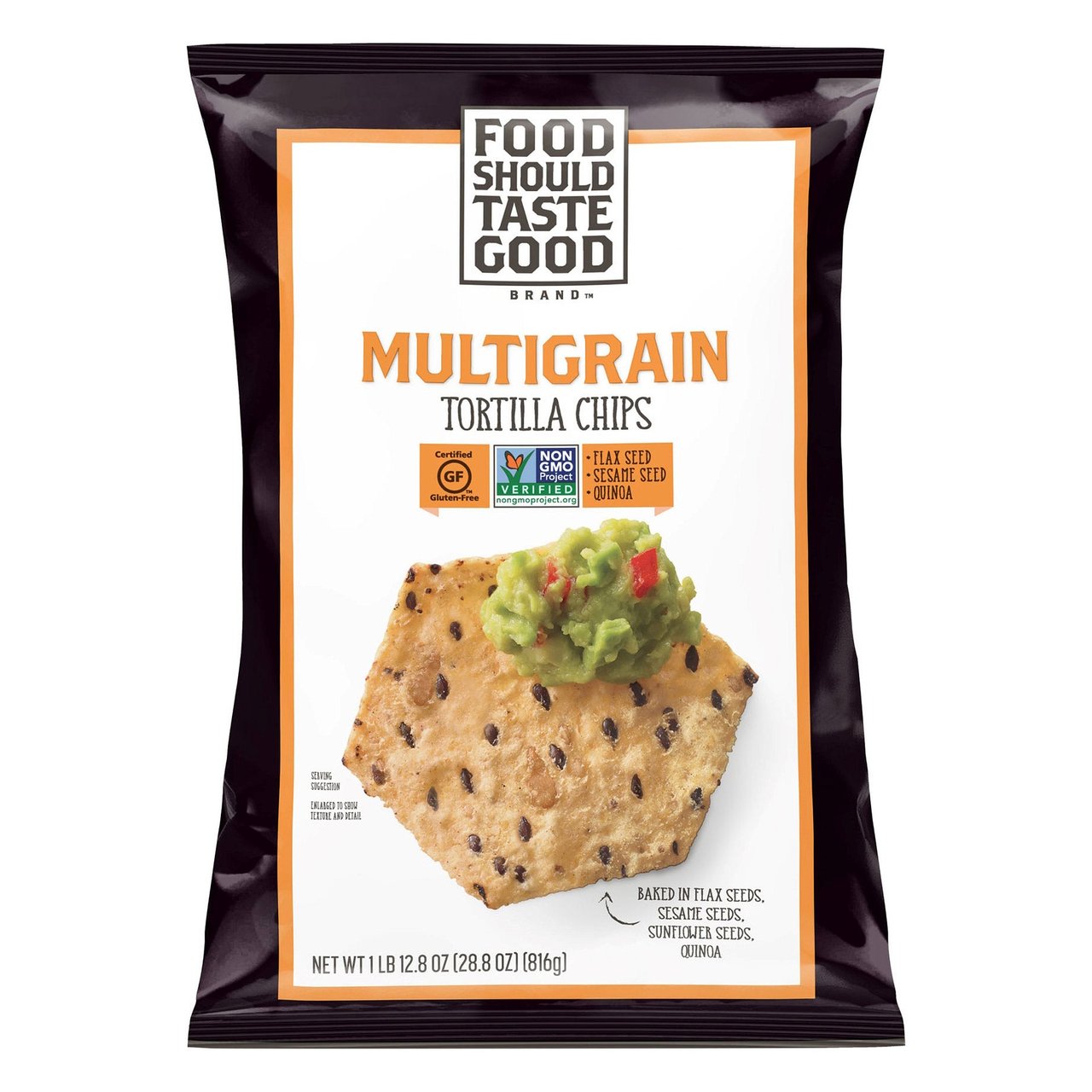 Food Should Taste Good Multigrain Tortilla Chips 28.8 oz (1.80 lbs) - Image 1