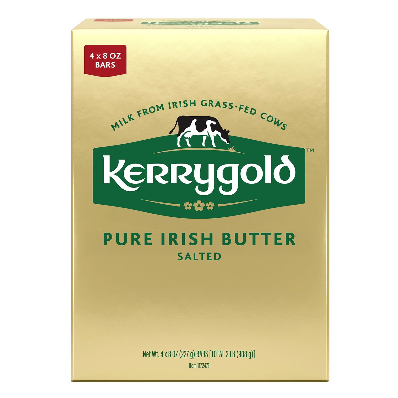 Kerrygold Imported Irish Butter 2 Pound Package - Image 1