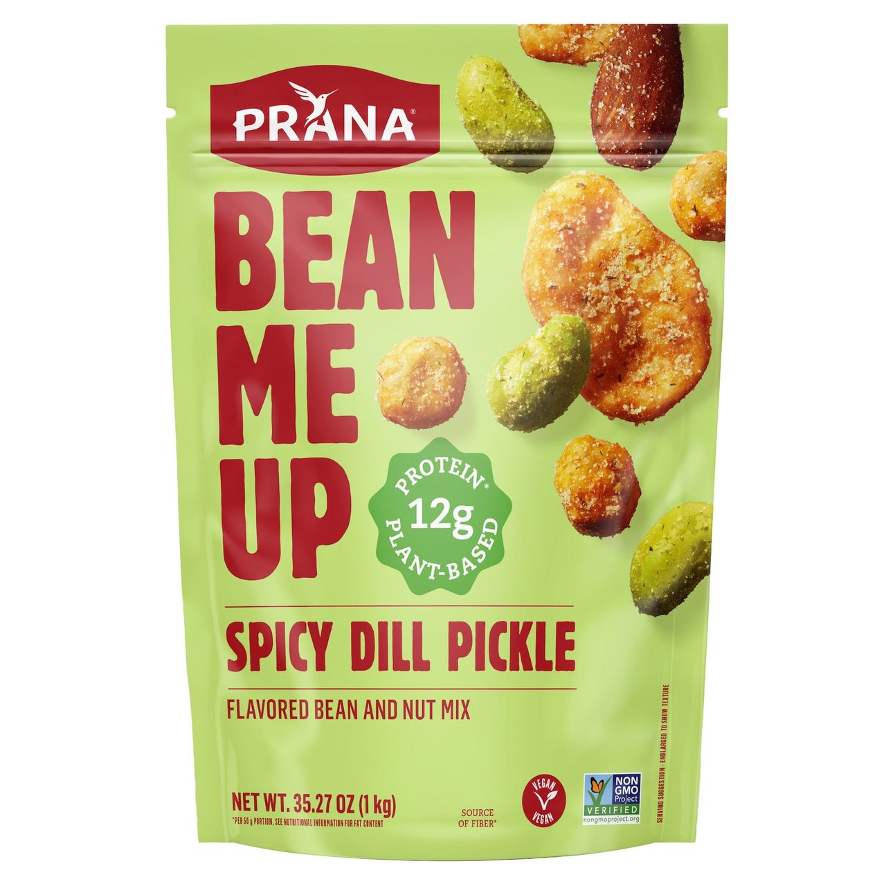 Prana Bean Me Up Spicy Dill Pickle 35.27 Ounce Bag - Image 1