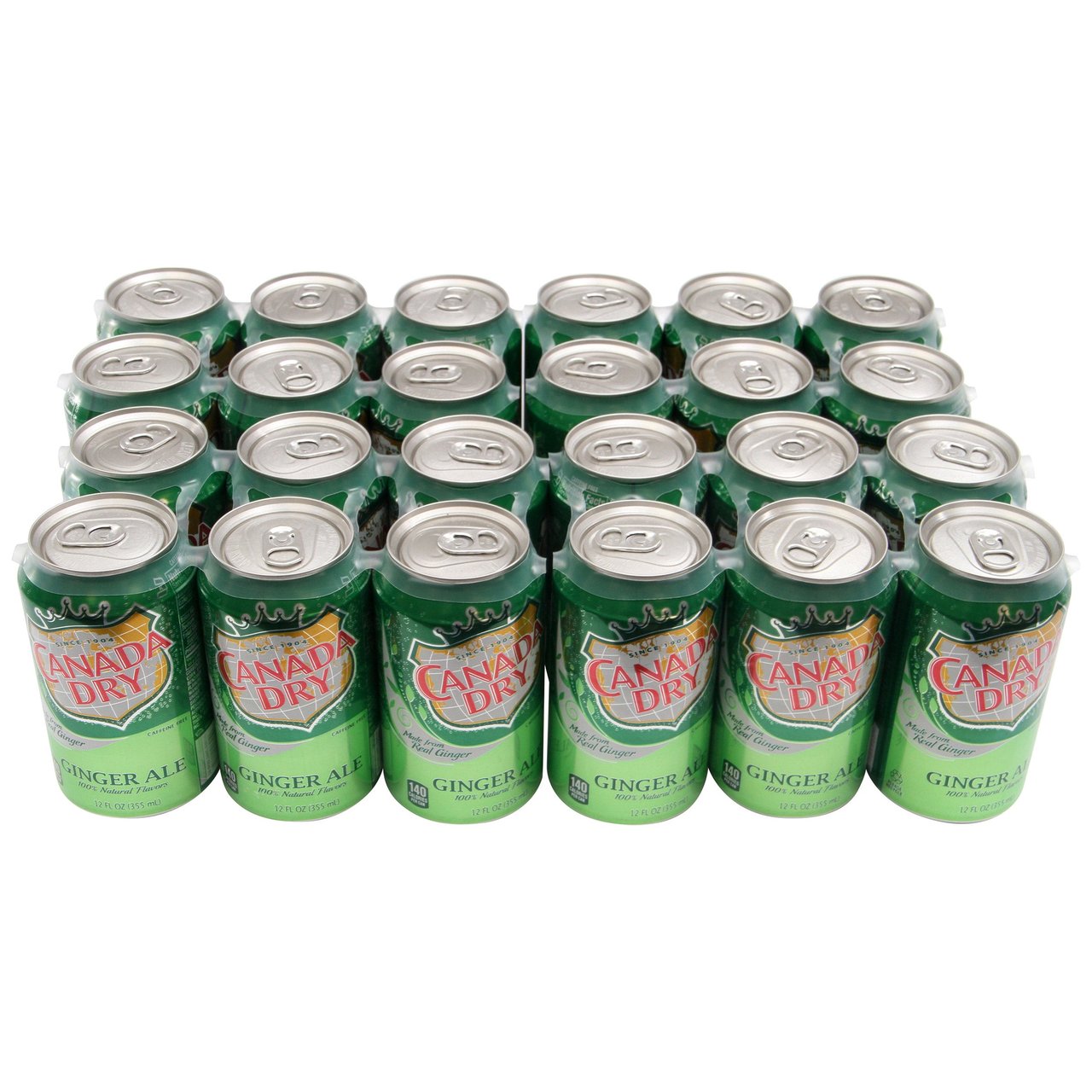 Canada Dry Ginger Ale 24-Pack 12 FL OZ Cans - Image 1