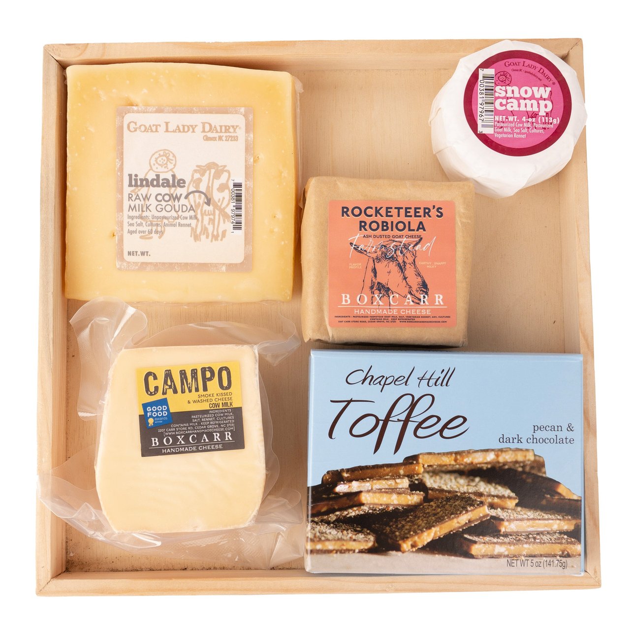 Piedmont Provisions Board NC Cheese Selections 1.75 lbs - Image 1