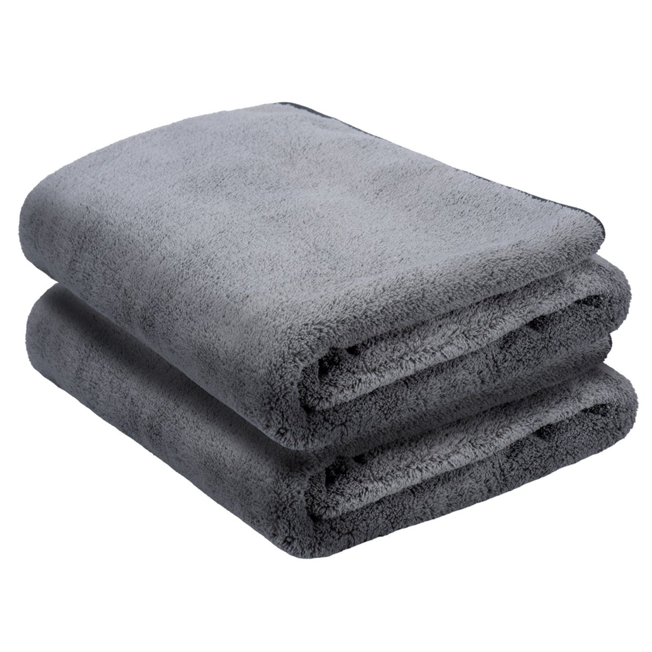 King Clean Premium XL Microfiber Drying Towel, 2-Pack - Image 1
