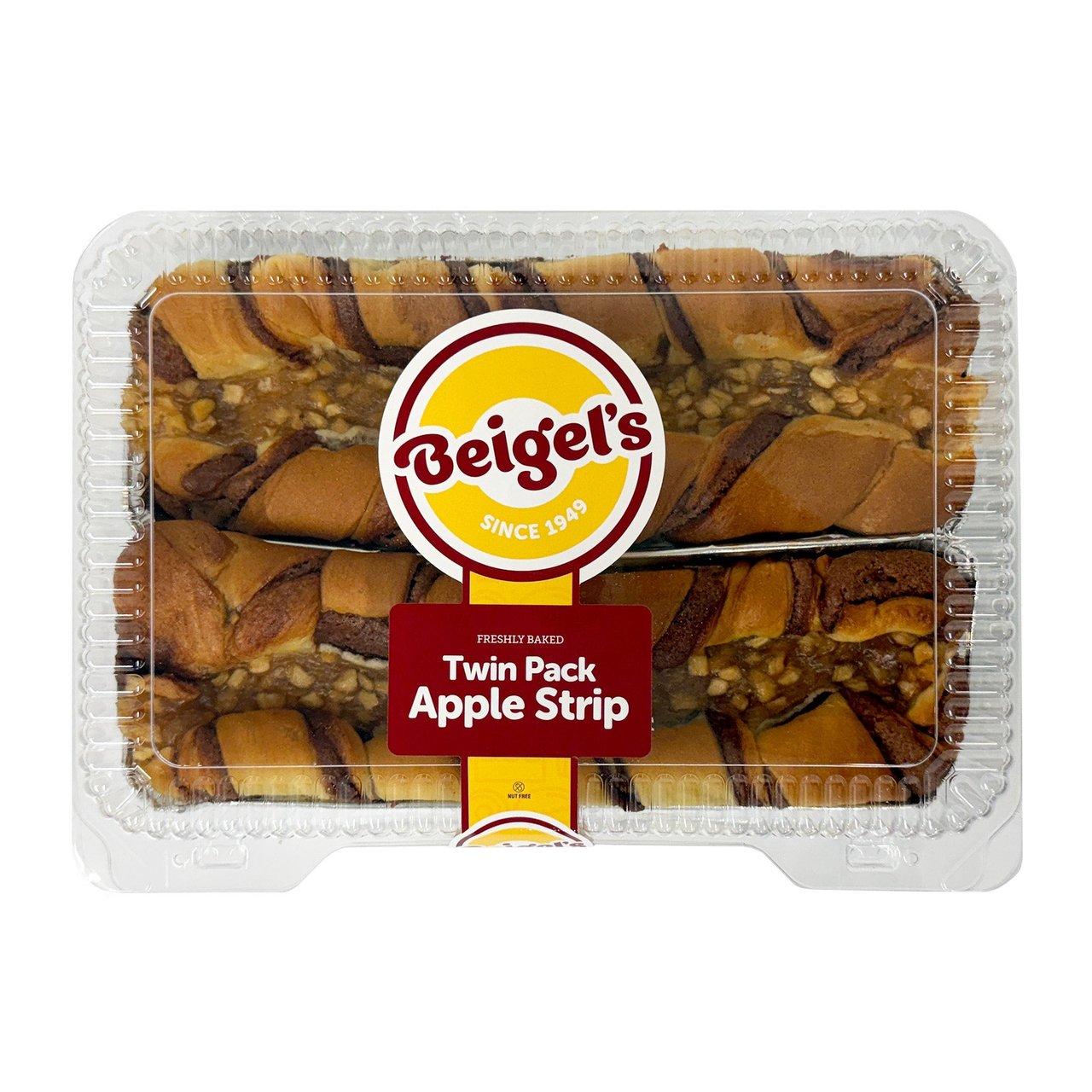 Beigel's Bakery Apple Strip Two Pack, 2/16 oz (2 lbs) - Image 1