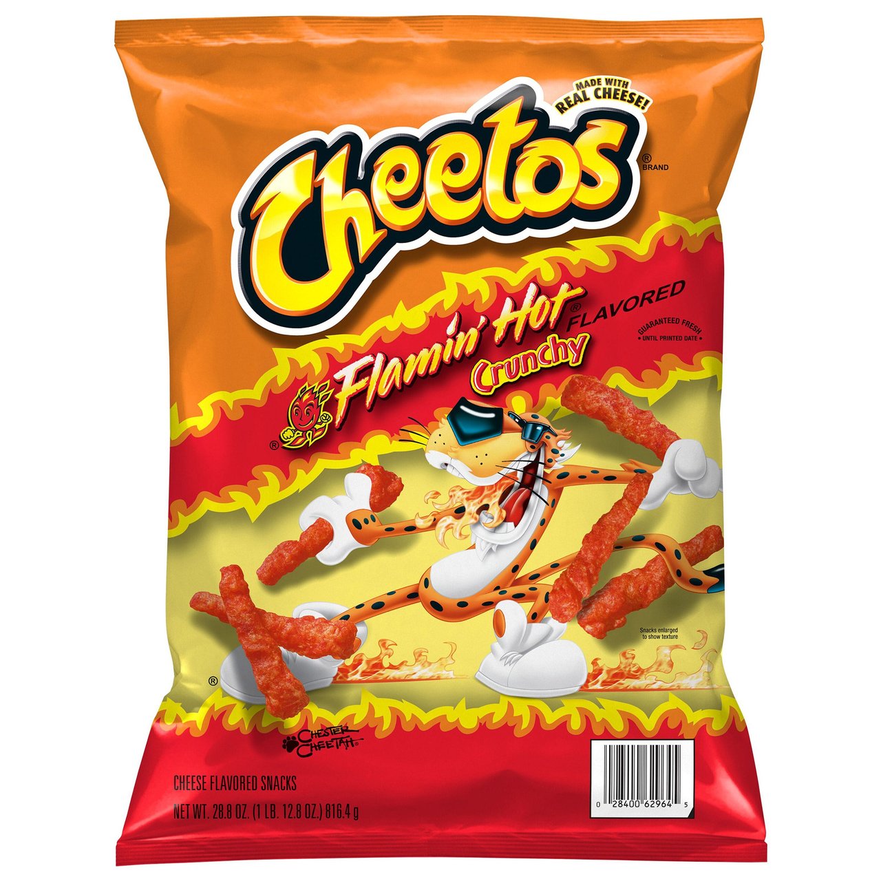 Cheetos Flamin' Hot Crunchy 28.8 Ounces - Image 1