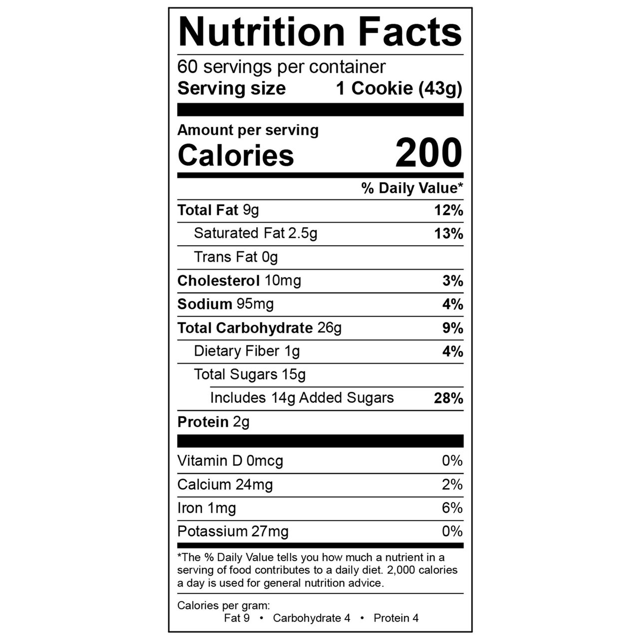 Kirkland Signature Cookie Tray, 60 Count